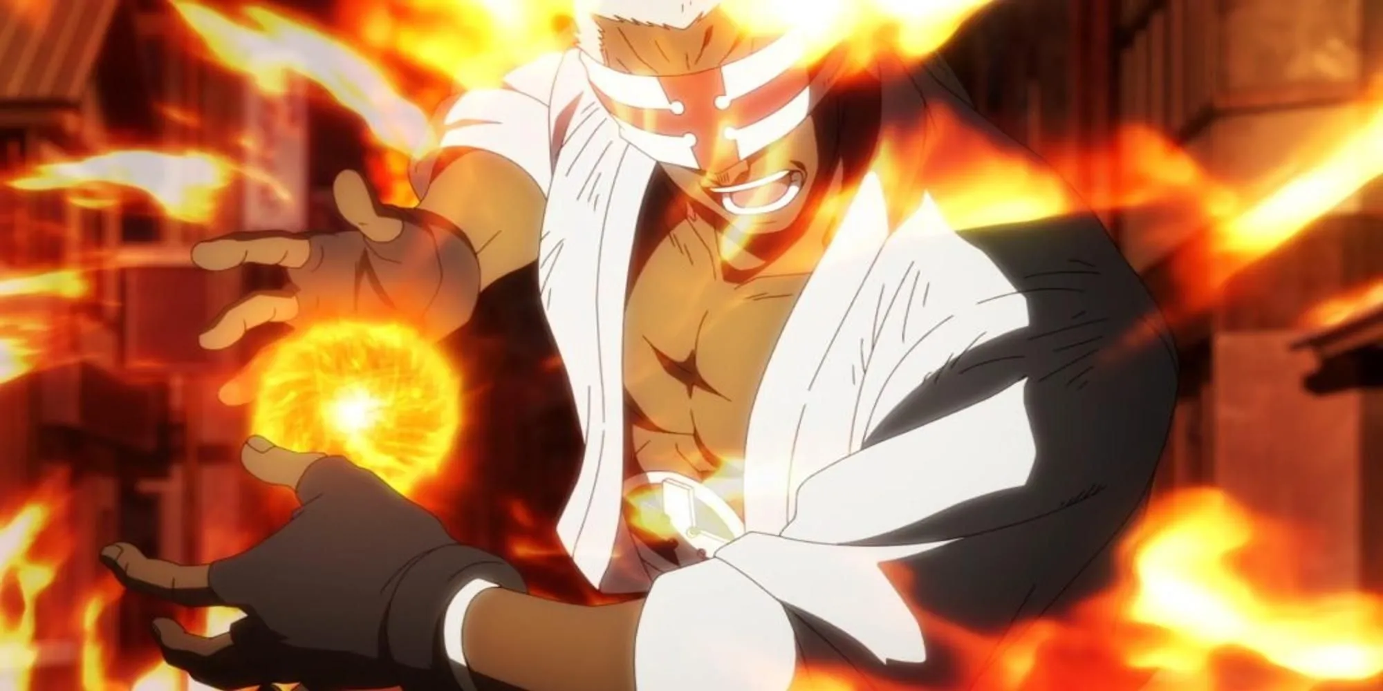 Charon khổng lồ của phe Áo Trắng trong Fire Force