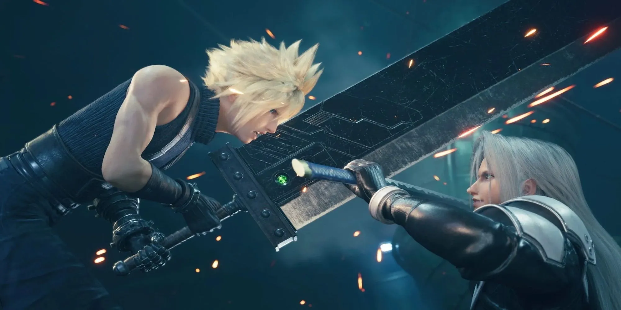 Cloud Strife và Sephiroth đối đầu trong Final Fantasy VII Remake Intergrade.