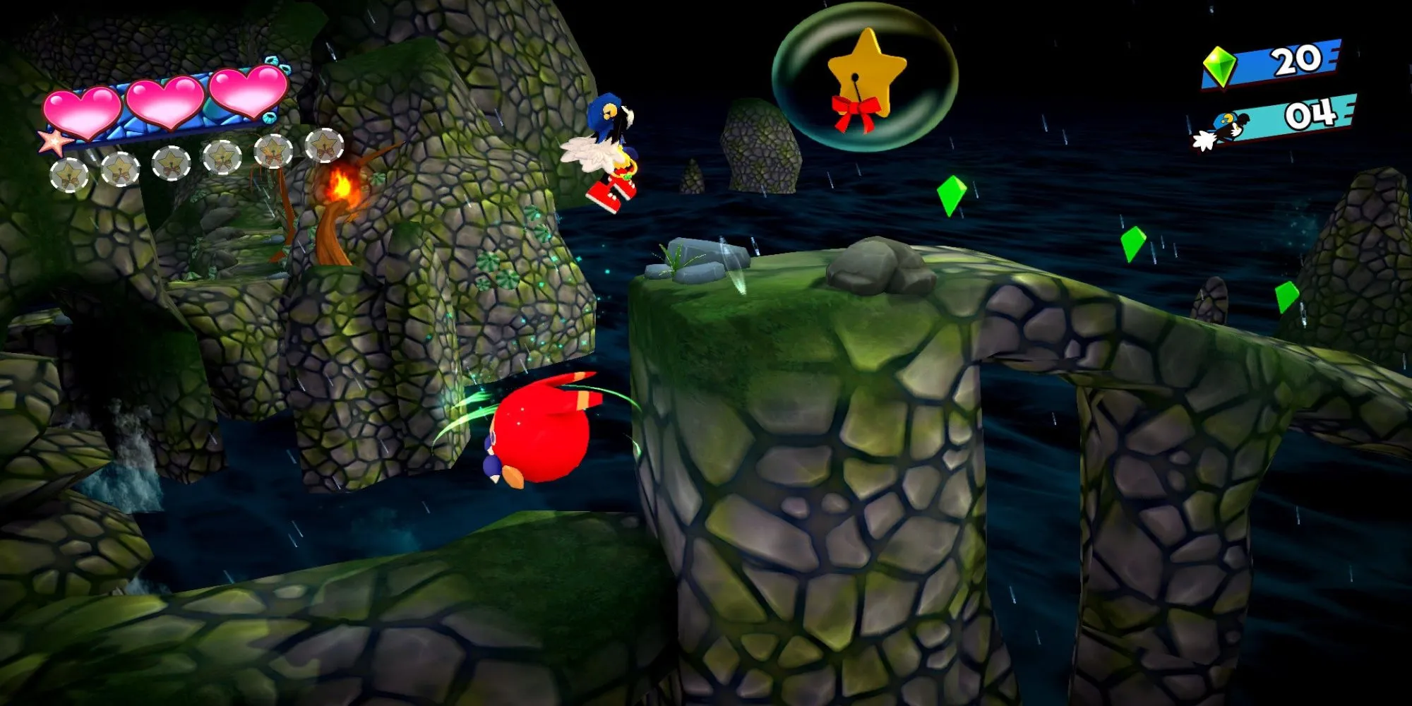 Gameplay đi cảnh 2.5D của Klonoa Phantasie Reverie Series