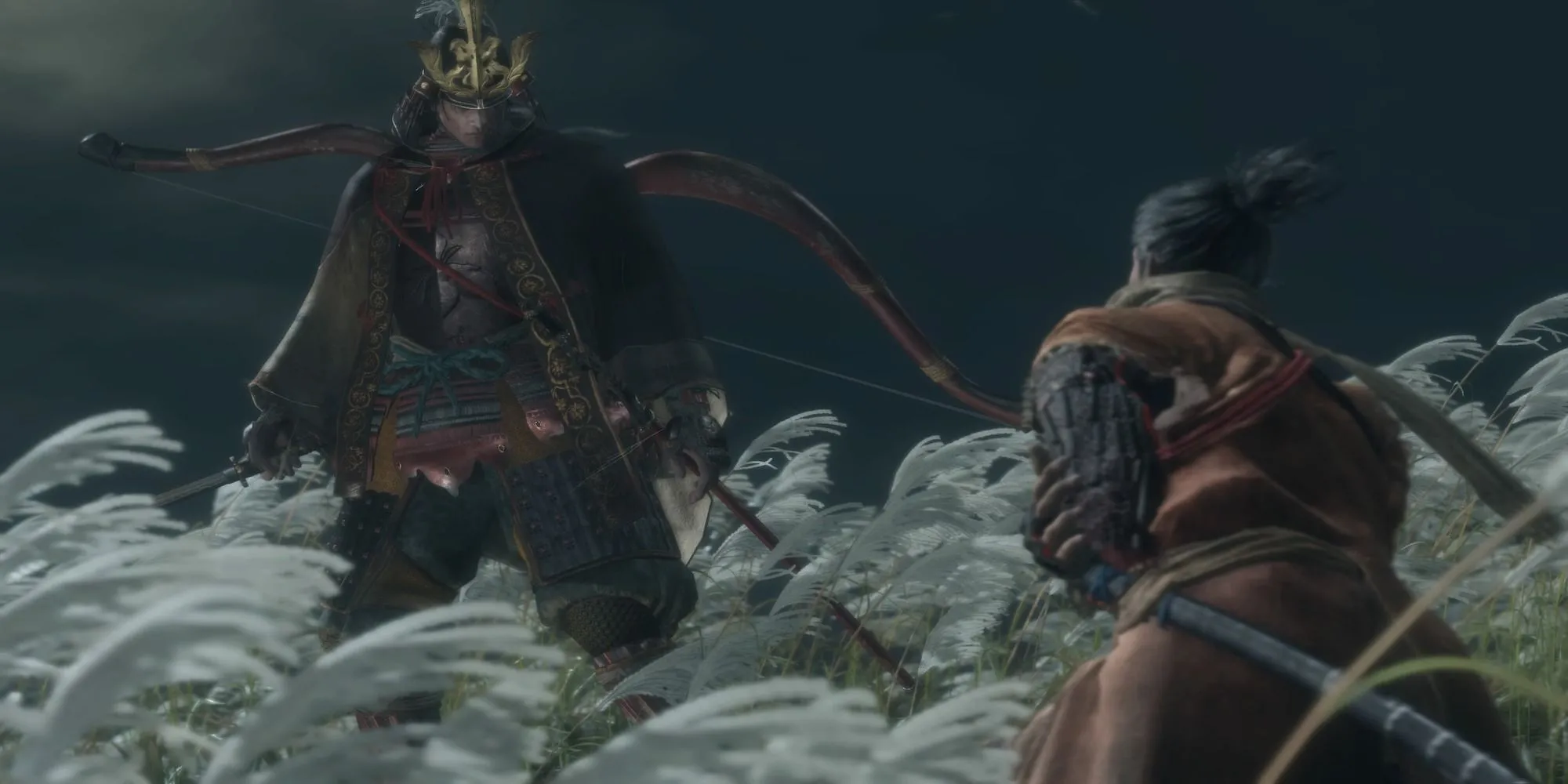 Genichiro Ashina đứng uy nghiêm trong Sekiro: Shadows Die Twice