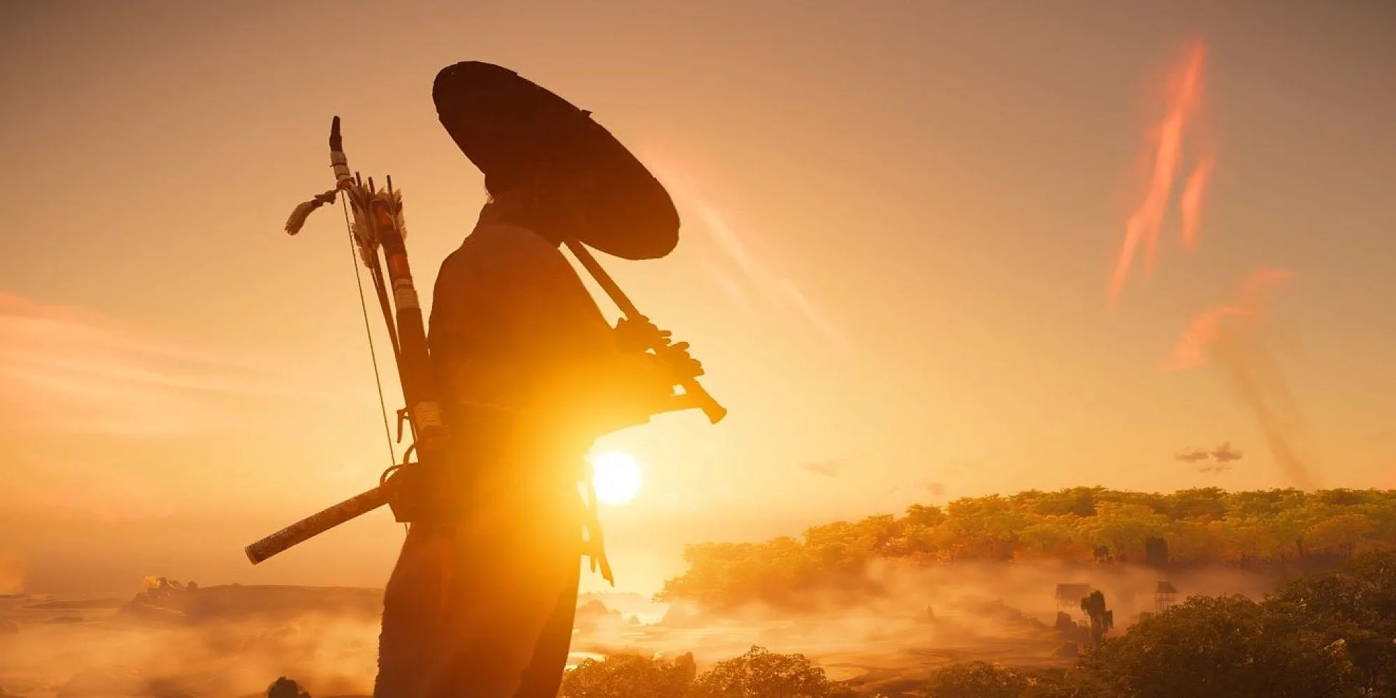 Ghost of Tsushima Iki Island Captured on PS5 Jin Sakai Playing A Flute