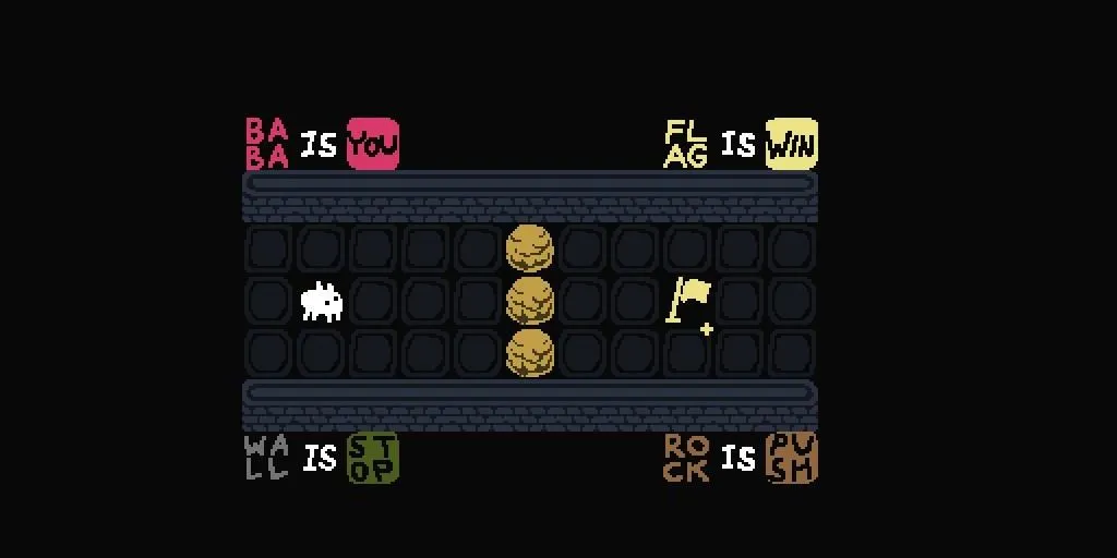 Giải đố trong game Baba Is You trên điện thoại