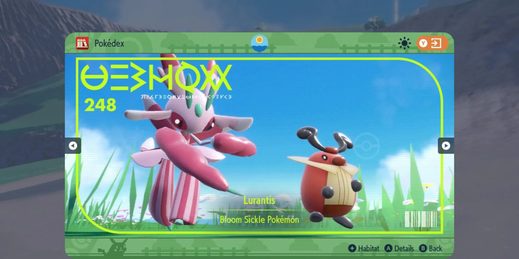Hệ Lurantis trong Pokémon Scarlet &amp; Violet