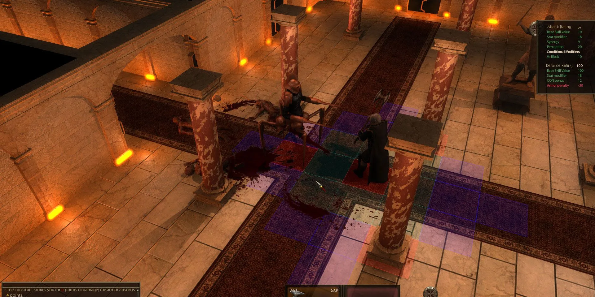 Hình ảnh nhân vật đang nói chuyện trong game The Age of Decadence