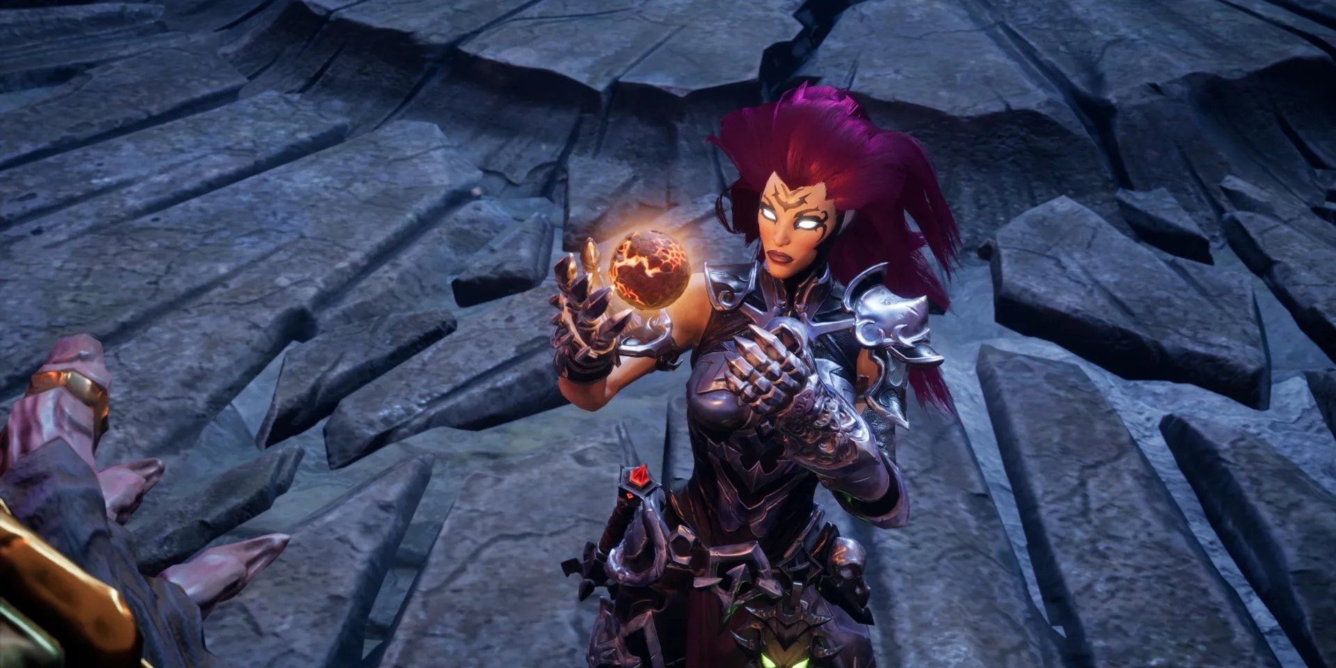 Hình ảnh nữ chiến binh Fury trong Darksiders 3 đang chiến đấu
