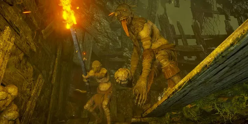 Khu vực đầm lầy Valley of Defilement đáng sợ trong Demon's Souls.