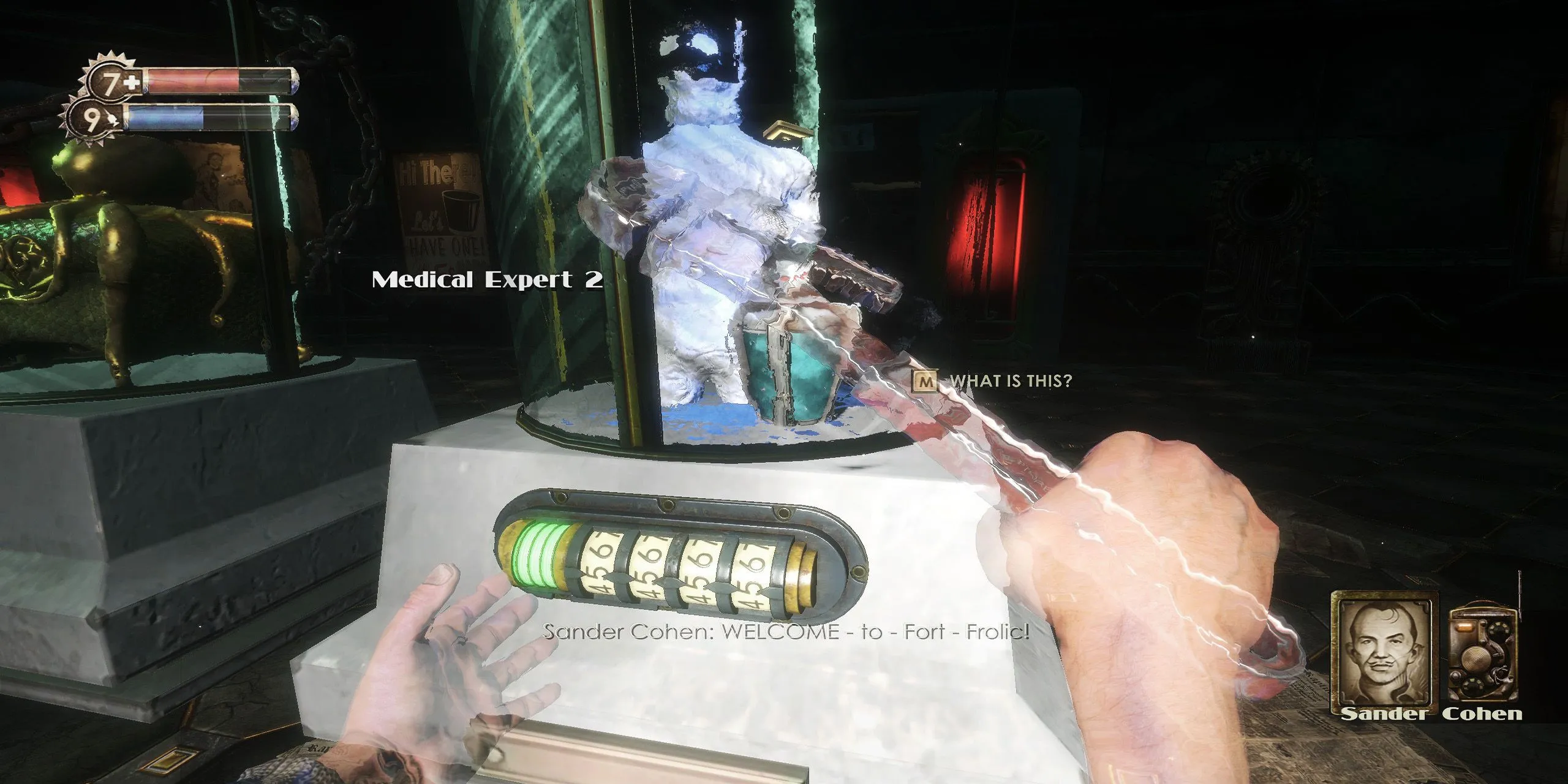 Khu Y tế (Medical Pavilion) trong BioShock với bối cảnh thành phố dưới nước Rapture