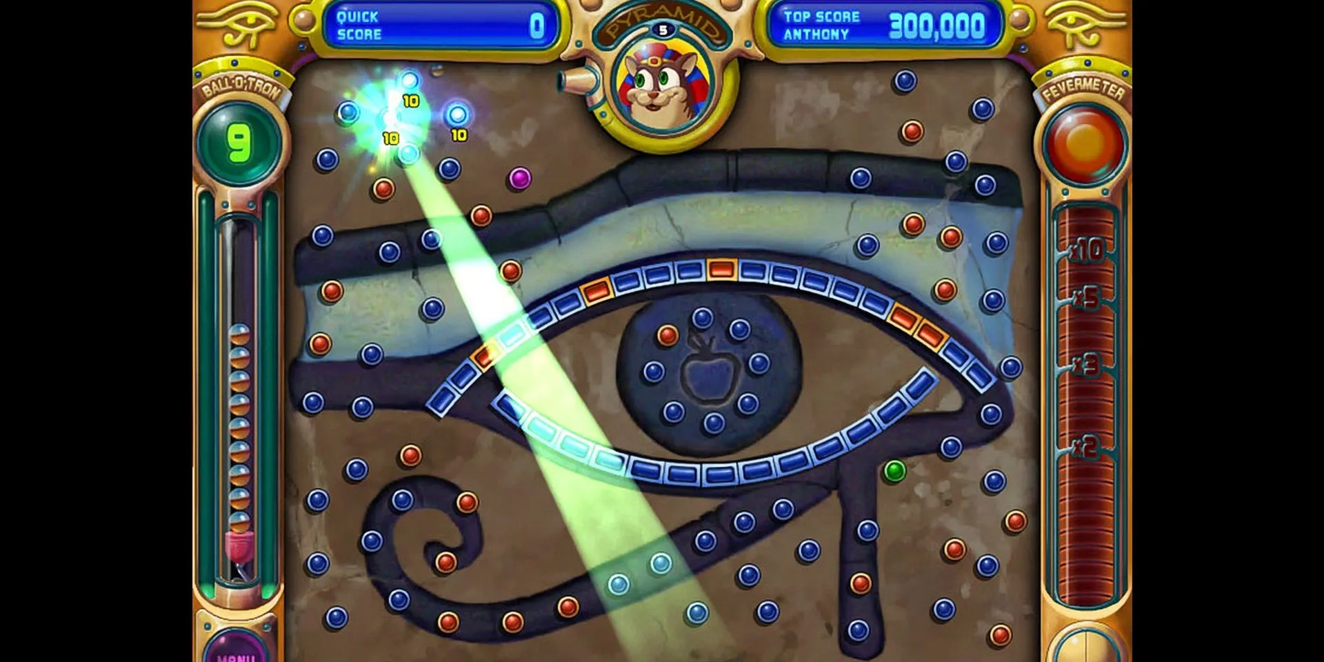 Kích hoạt Pyramid trong game Peggle Deluxe