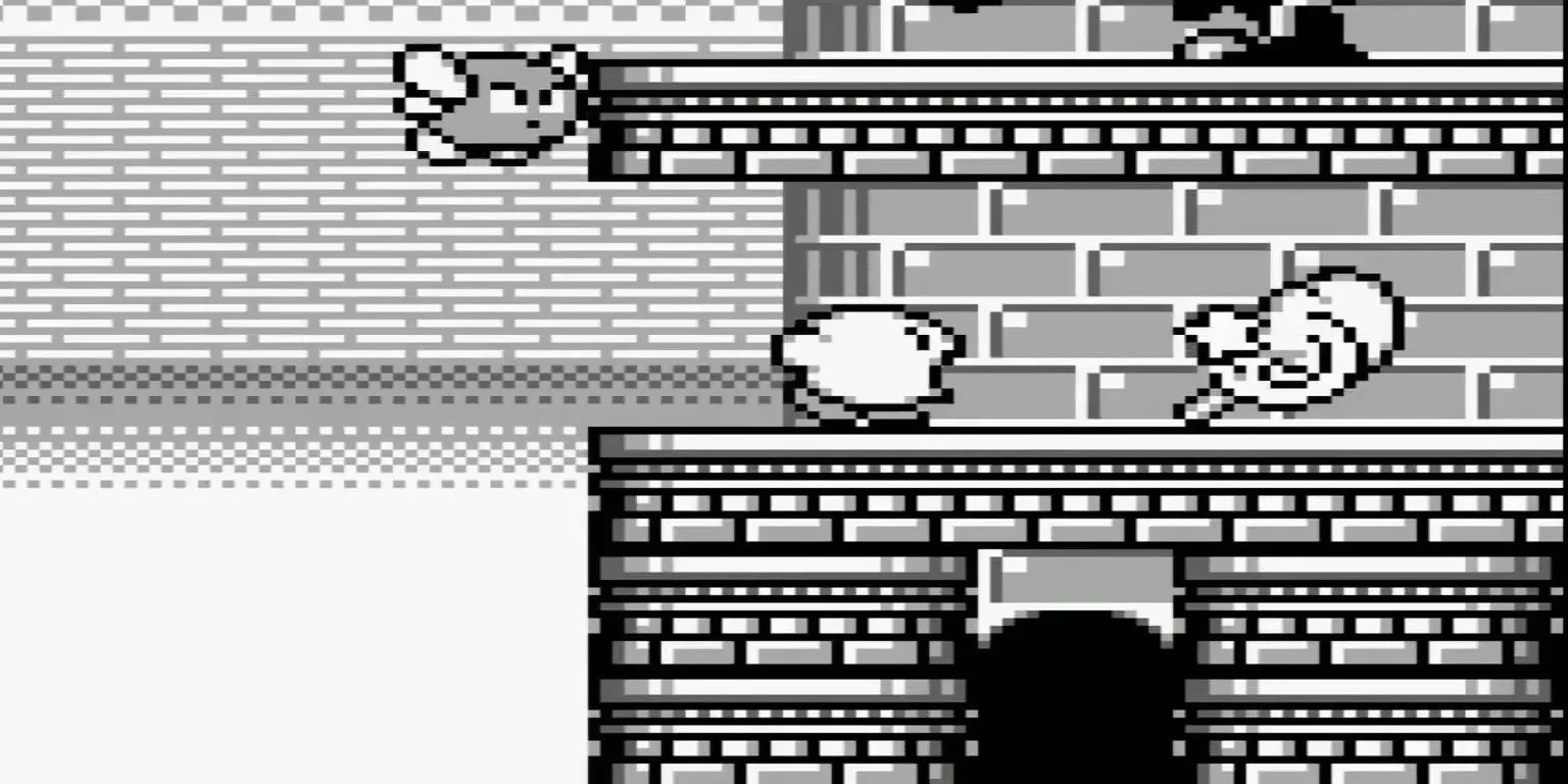 Kirby tiếp cận Kẹo Bất Tử trong game Kirby.
