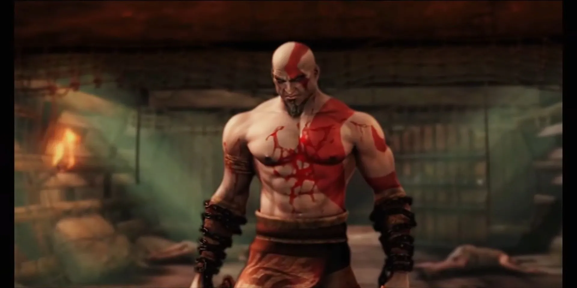 Kratos đẫm máu trong phiên bản God of War 2005