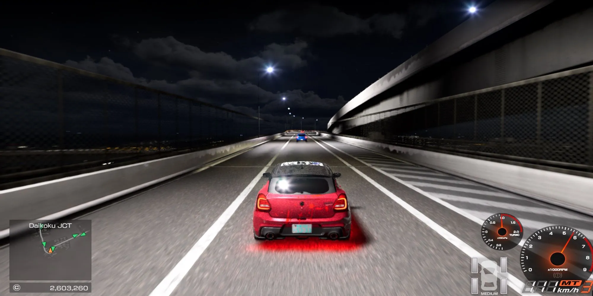 Màn hình thông báo tiền thưởng Long Run Bonus trong Tokyo Xtreme Racer