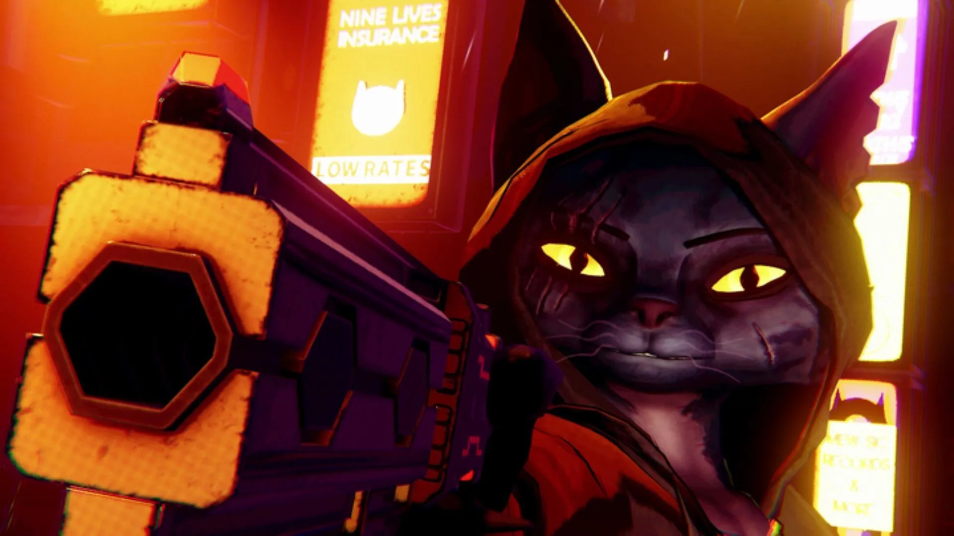 Mèo sát thủ Hugh nhân vật chính của game Cat Assassin