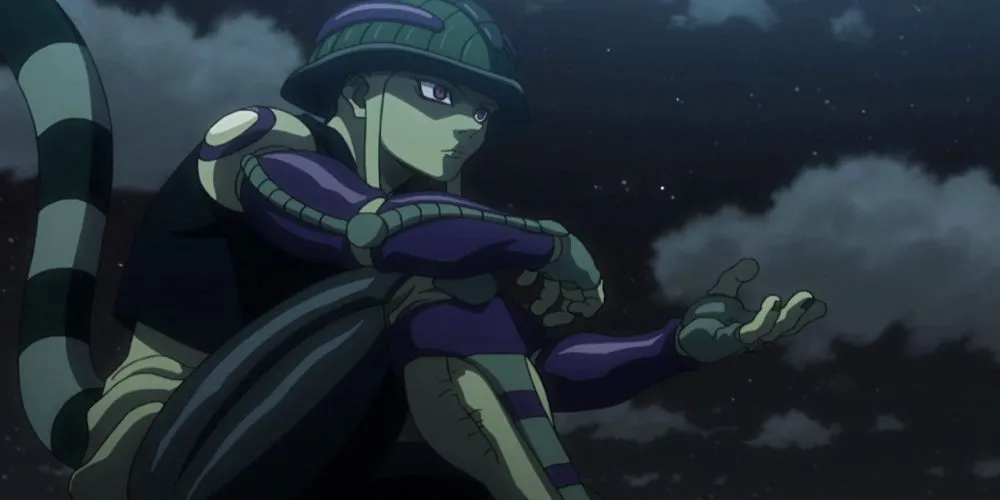 Meruem từ Hunter x Hunter, Vua Kiến Chimera với ngoại hình trưởng thành dù mới được sinh ra.
