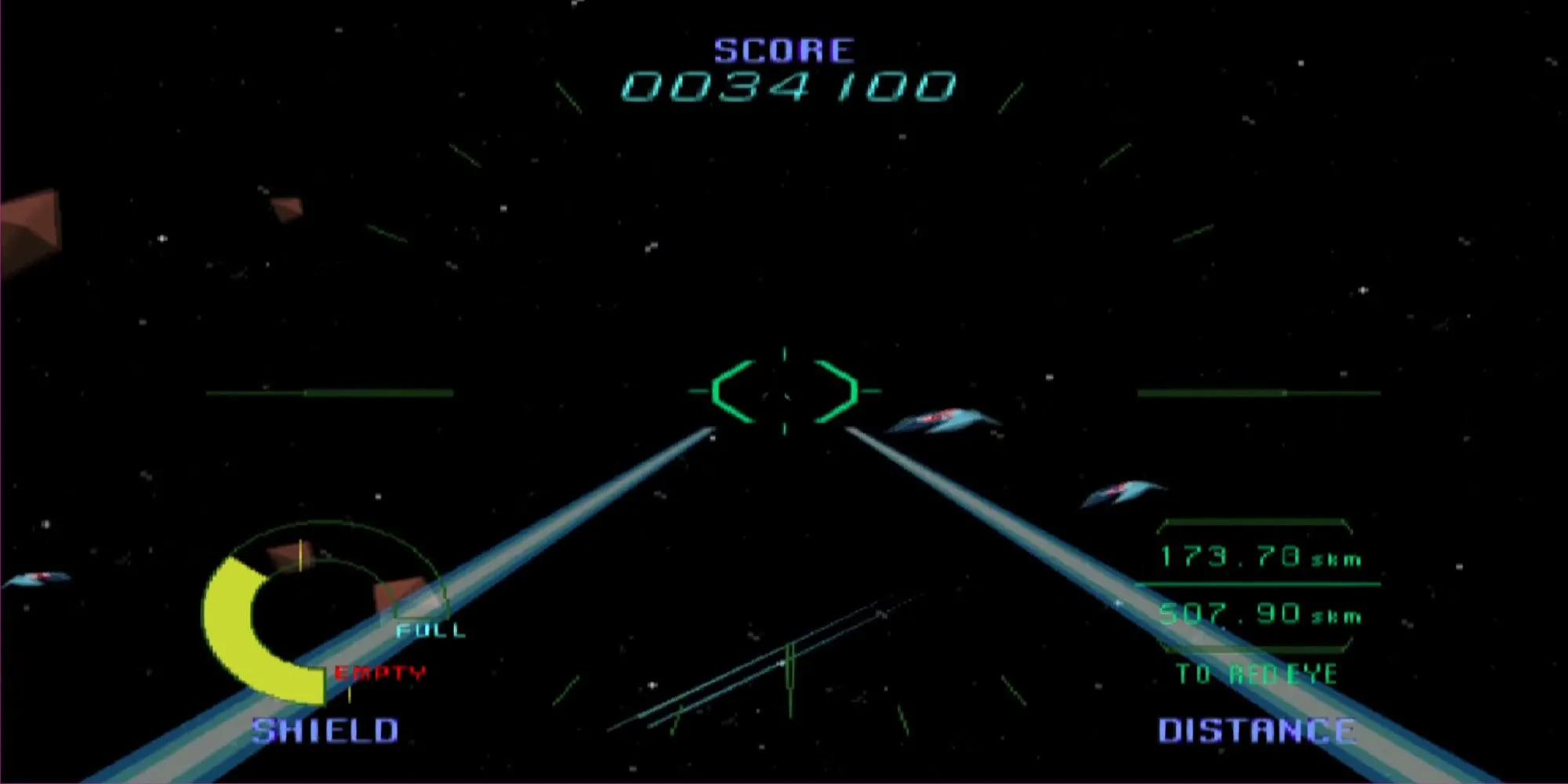Minigame StarBlade trên màn hình tải của Tekken 5, một cơ chế từng được Namco cấp bằng sáng chế.