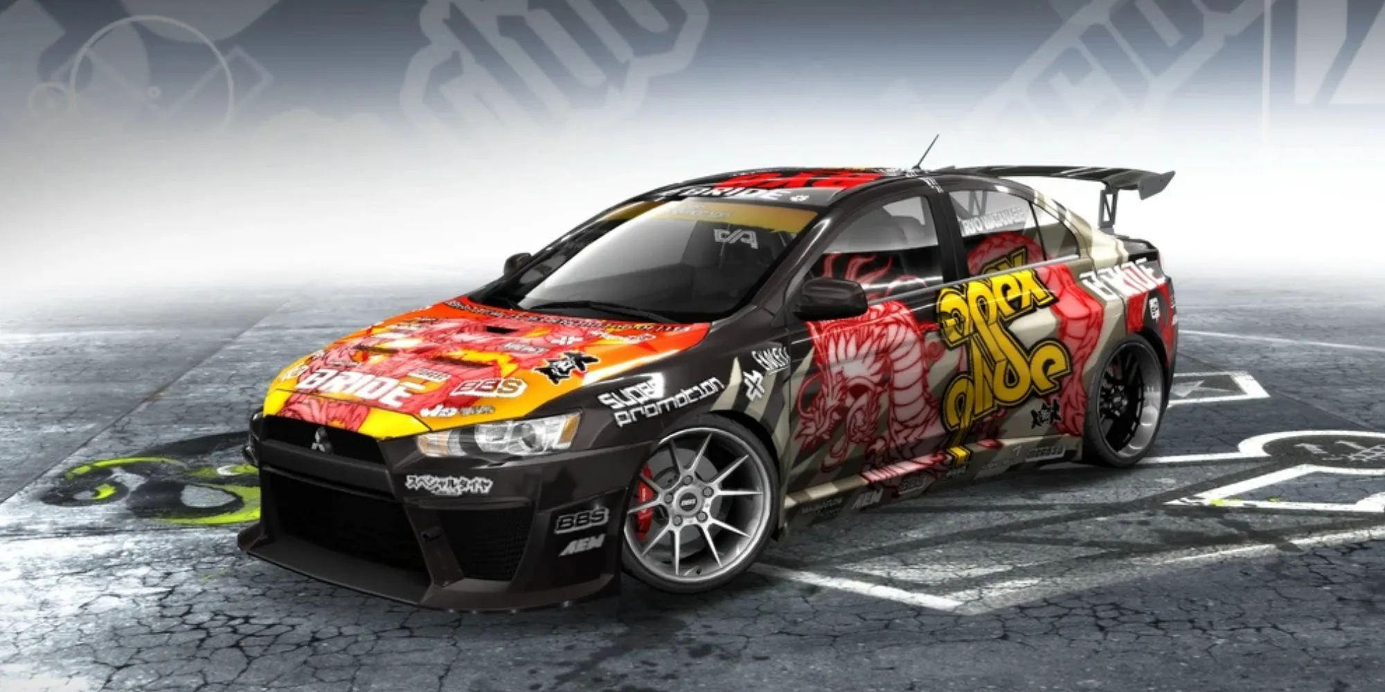 Mitsubishi Lancer Evo X của Ryo Watanabe trong Need For Speed ProStreet