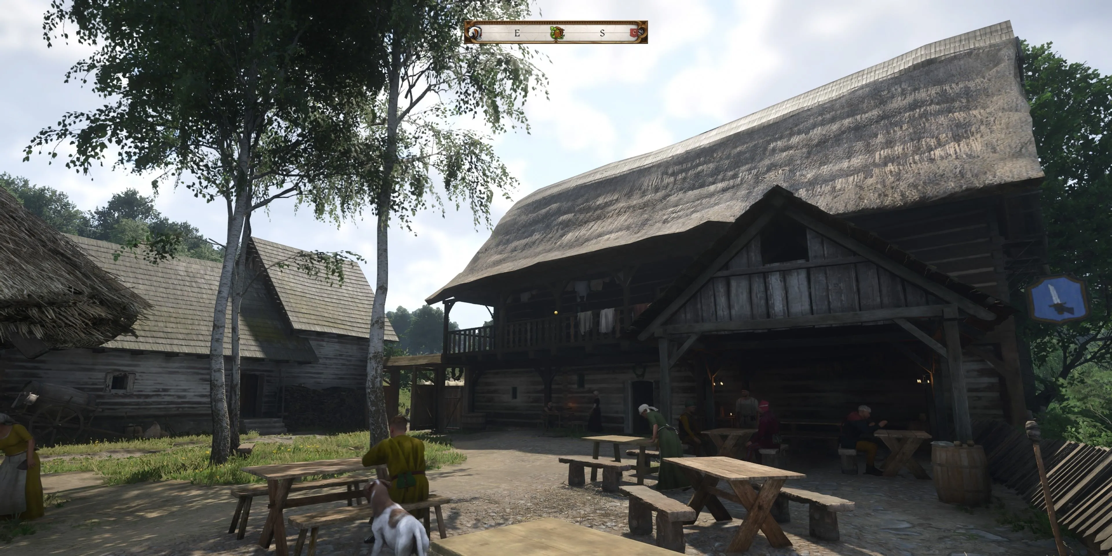 Một góc thị trấn Zhelejov trong Kingdom Come Deliverance 2