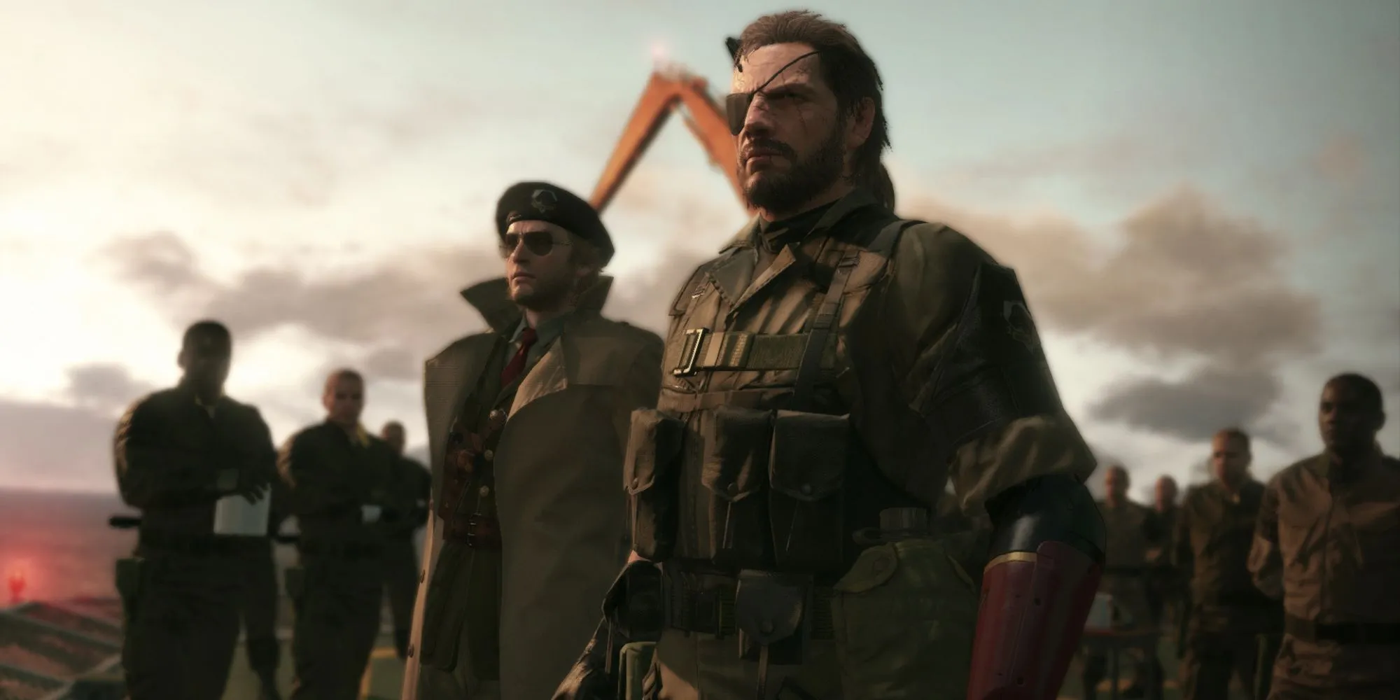 Người lính Big Boss (Venom Snake) trong Metal Gear Solid V, game nổi tiếng với AI kẻ địch học hỏi và thích ứng chiến thuật của người chơi.