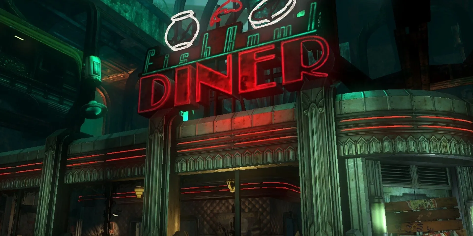 Nhà hàng Fishbowl ở khu Pauper's Drop trong BioShock 2