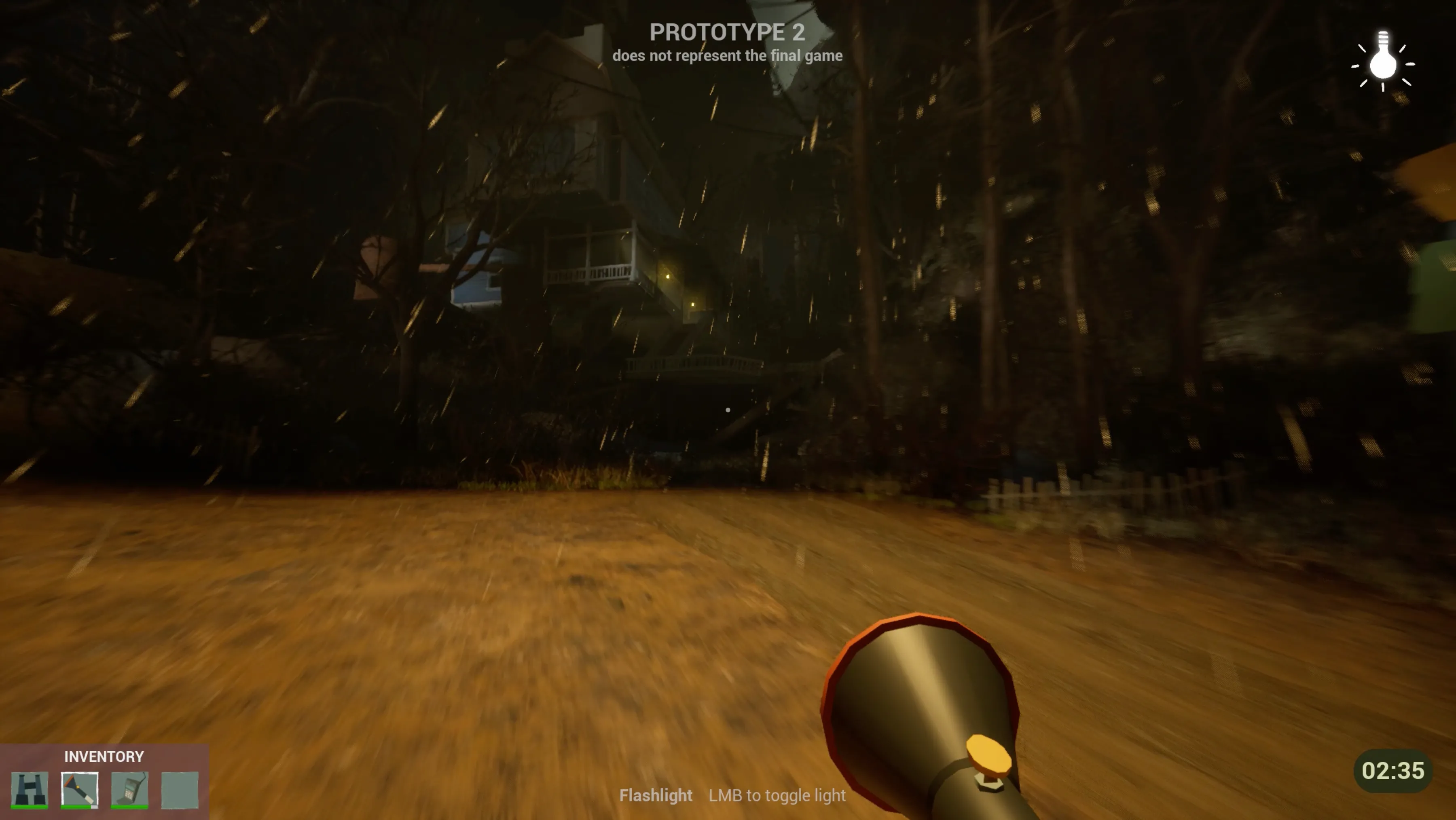 Nhân vật đang ẩn nấp trong nhà người hàng xóm trong Hello Neighbor 3 Prototype 2