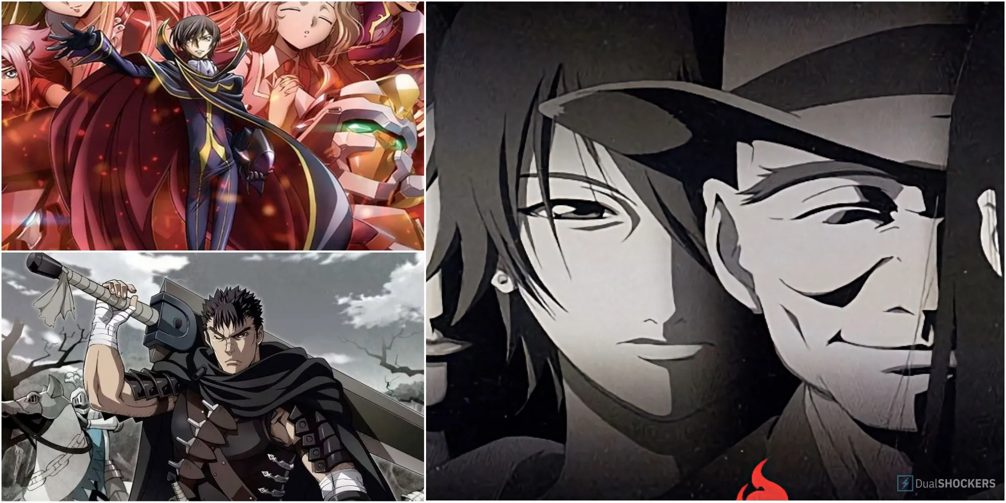 Nhân vật Lelouch, Guts và Ai Enma