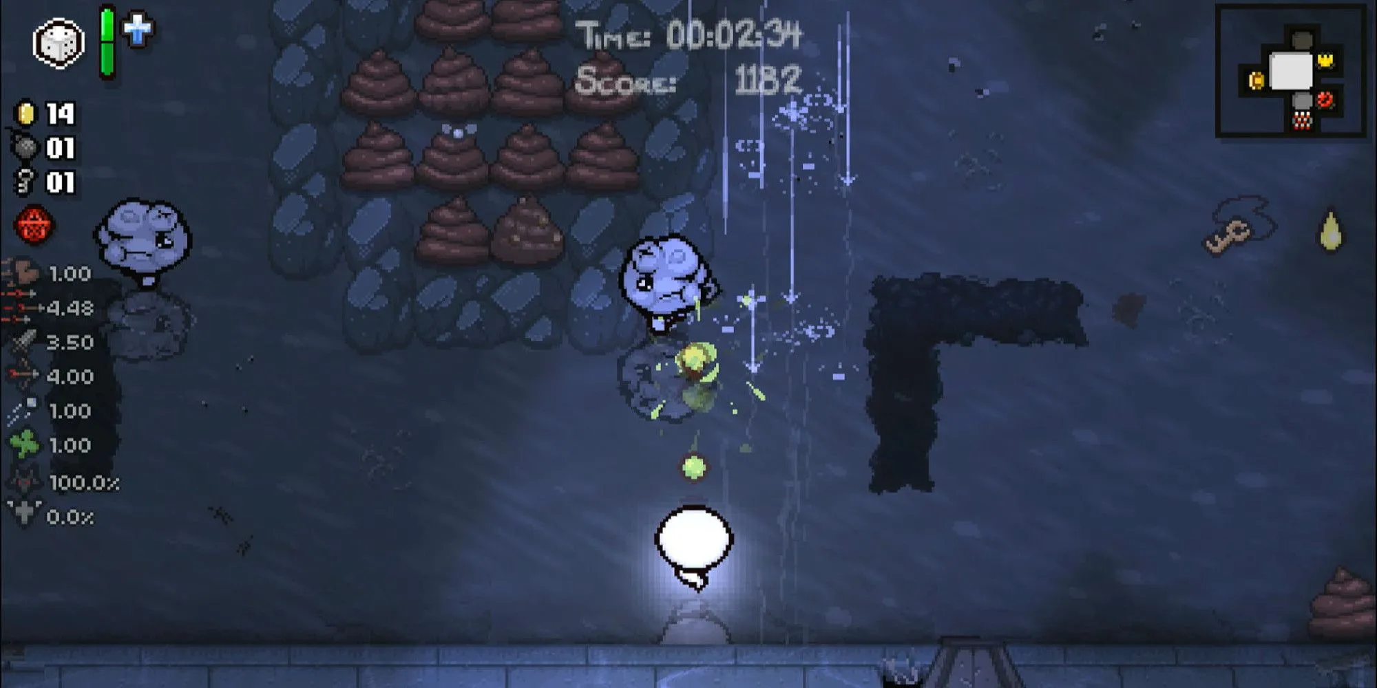 Nhân vật The Lost, một hồn ma, trong game The Binding of Isaac: Rebirth.