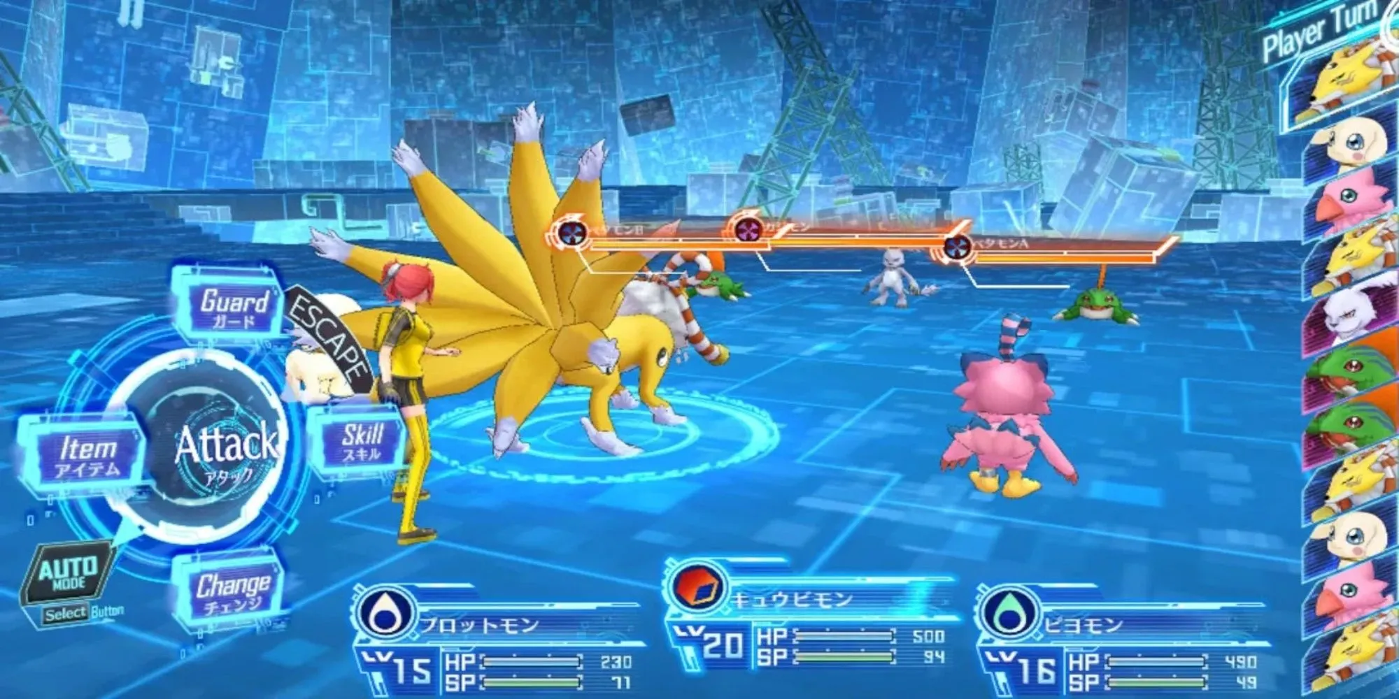 Nhân vật và Digimon trong Digimon Story Cyber Sleuth
