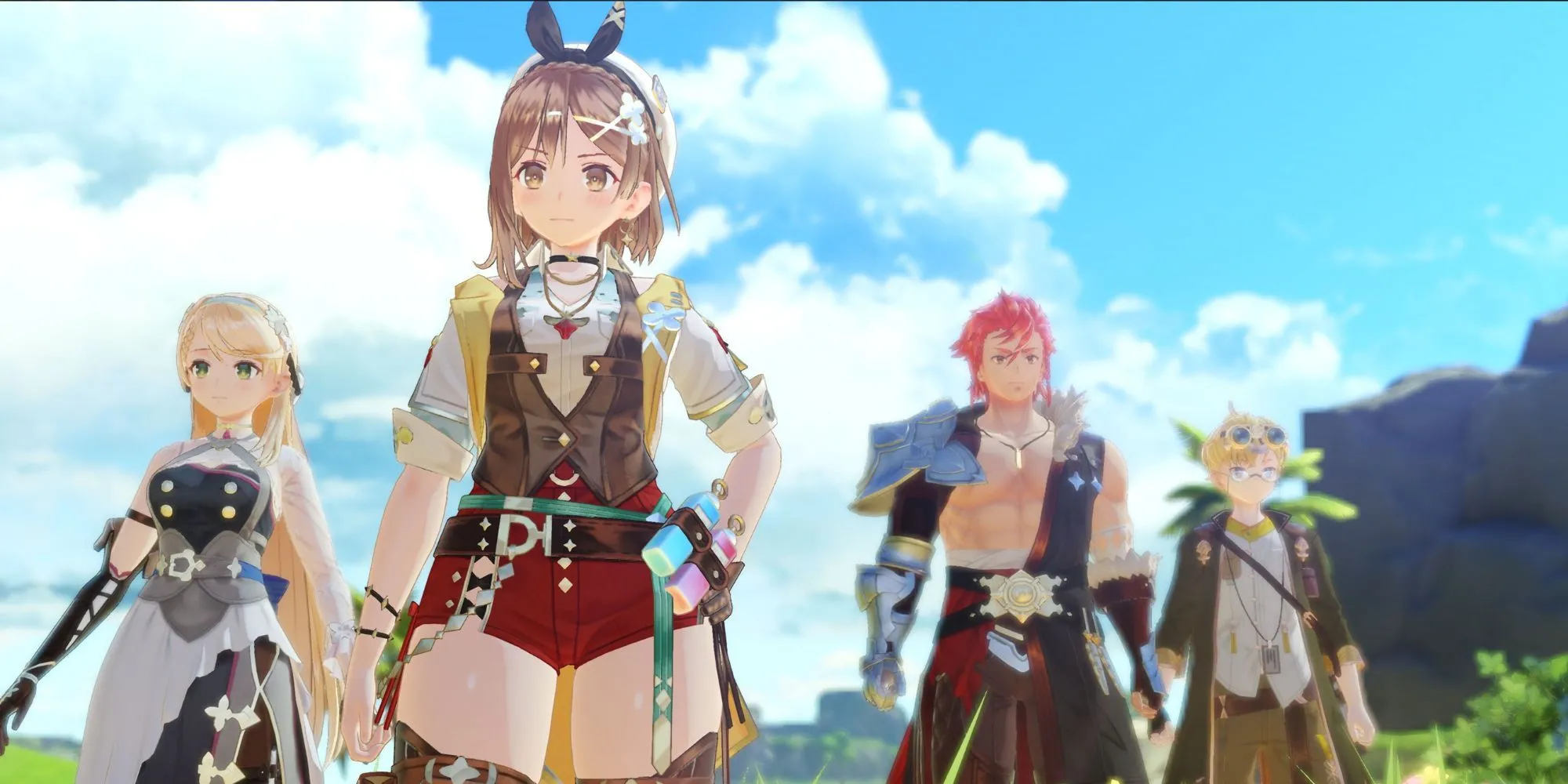 Nhóm nhân vật chính trong game Atelier Ryza 3