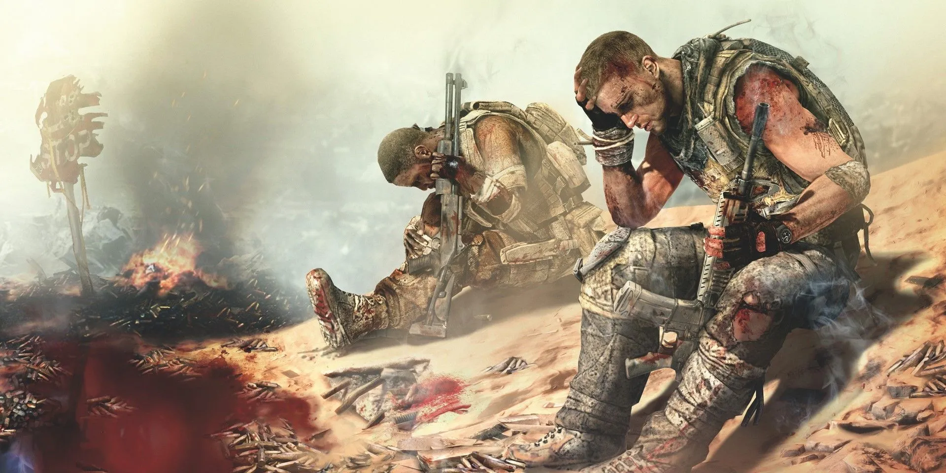 Poster chính thức của game Spec Ops The Line