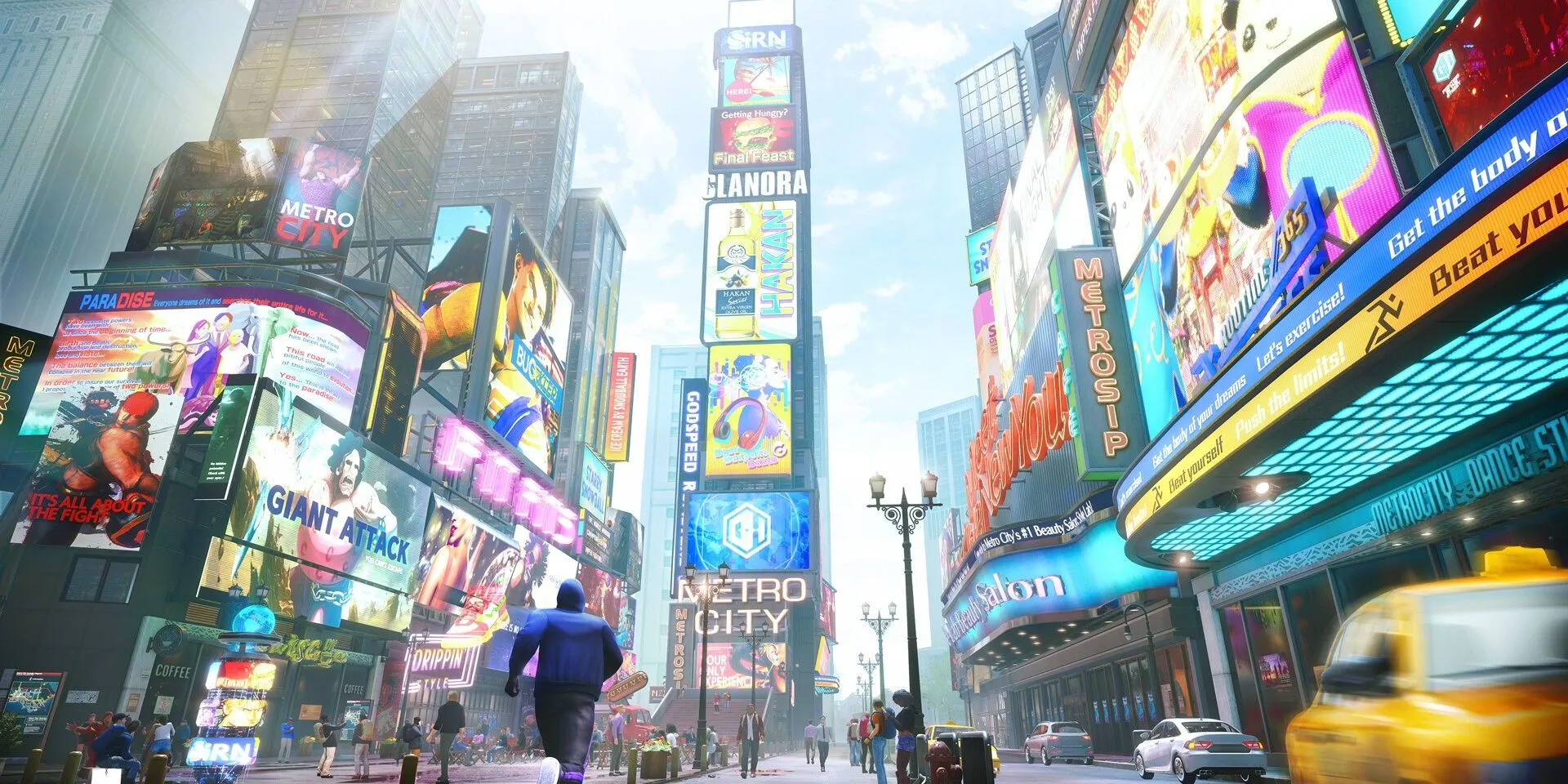Quảng trường Metro City trong Street Fighter 6