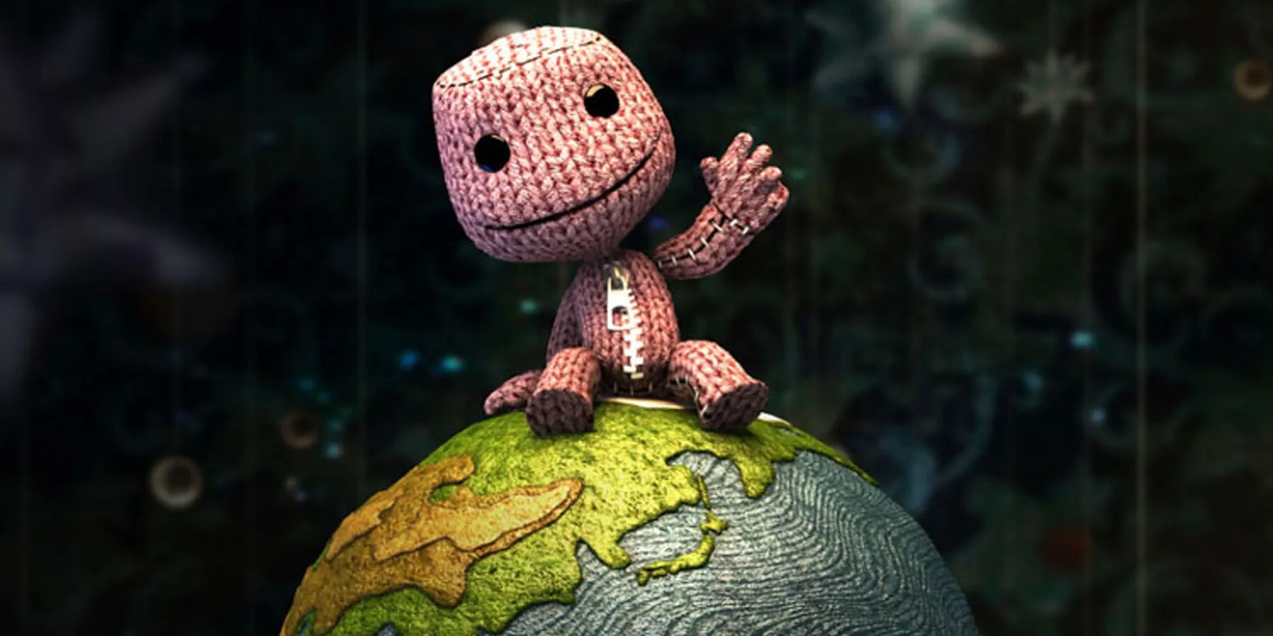 Sackboy trong LittleBigPlanet, tựa game platformer sáng tạo của Media Molecule nơi người chơi có thể tự thiết kế màn chơi