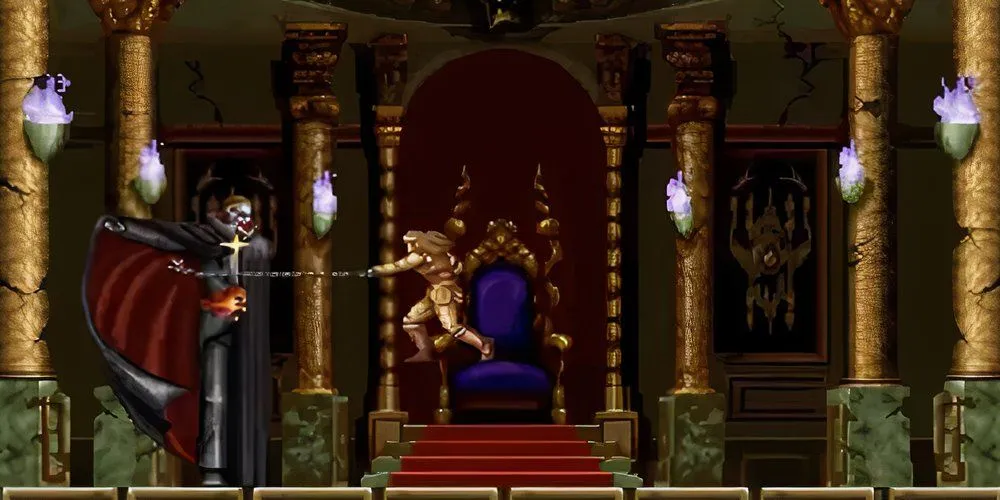 Simon Belmont trong phiên bản làm lại Castlevania Chronicles