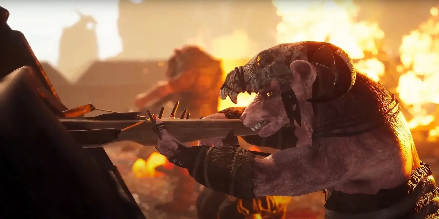 The Last Oricru, hình ảnh quái vật chuột trong một game Souls-like kỳ lạ có co-op