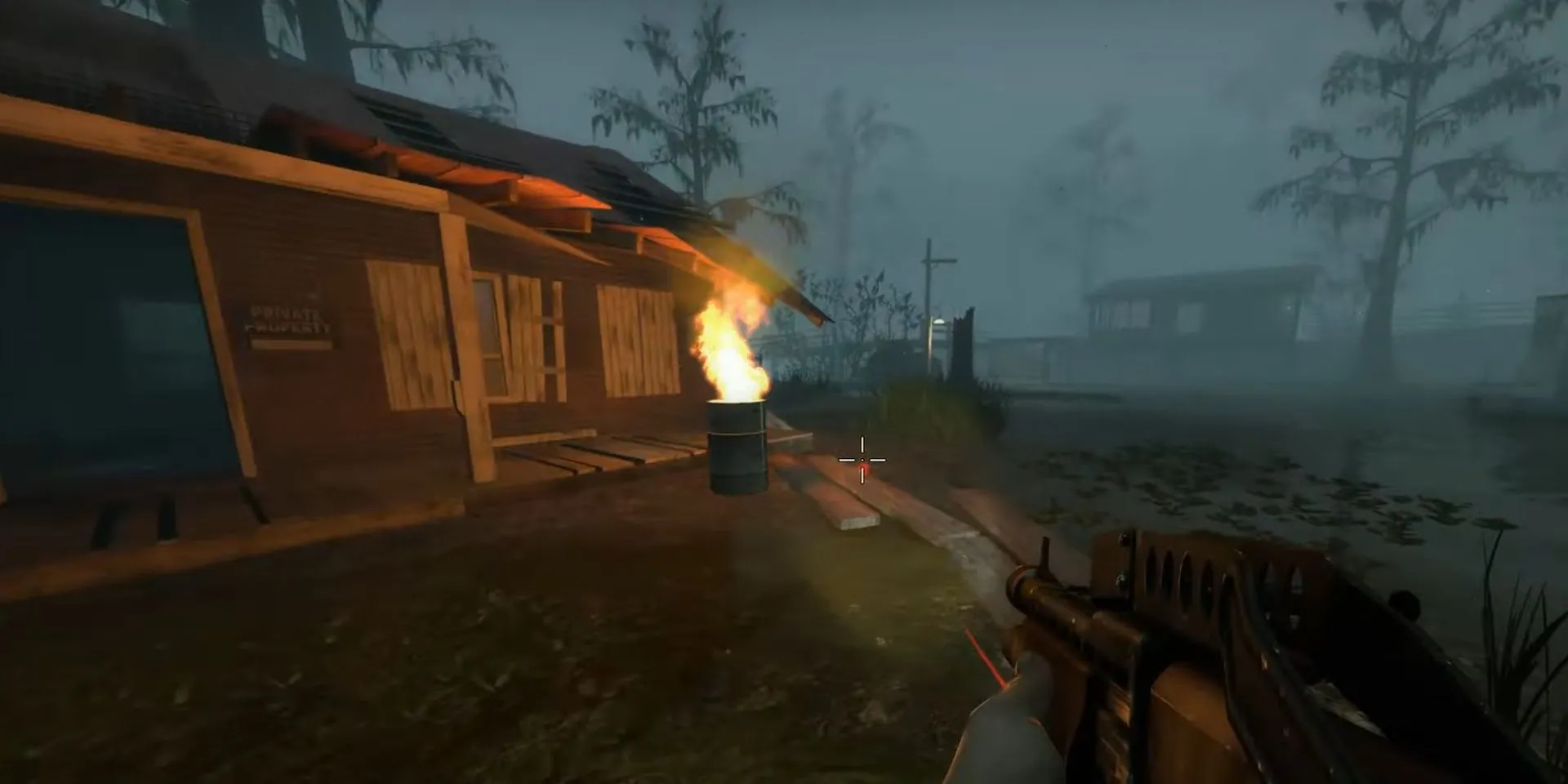Thị trấn nhà sàn trong chiến dịch Swamp Fever của Left 4 Dead 2