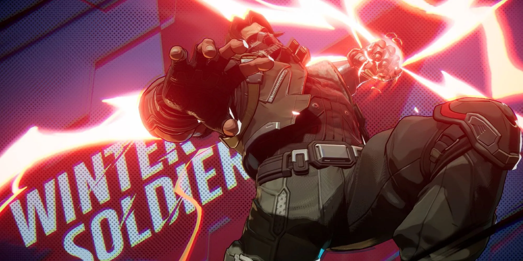 Tướng Winter Soldier sử dụng cánh tay kim loại trong Marvel Rivals