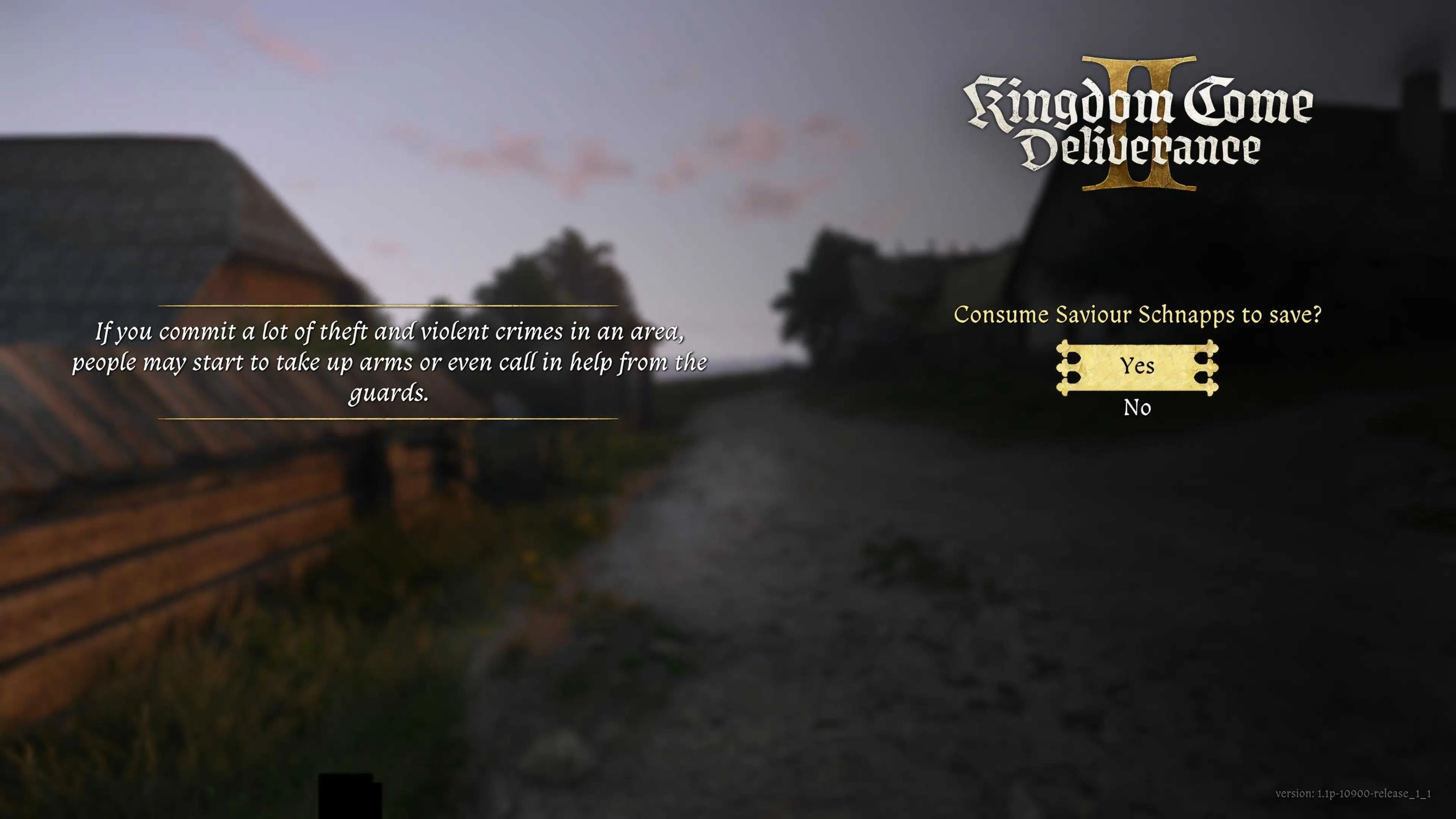 Vật phẩm Savior Schnapps dùng để lưu game trong KCD2