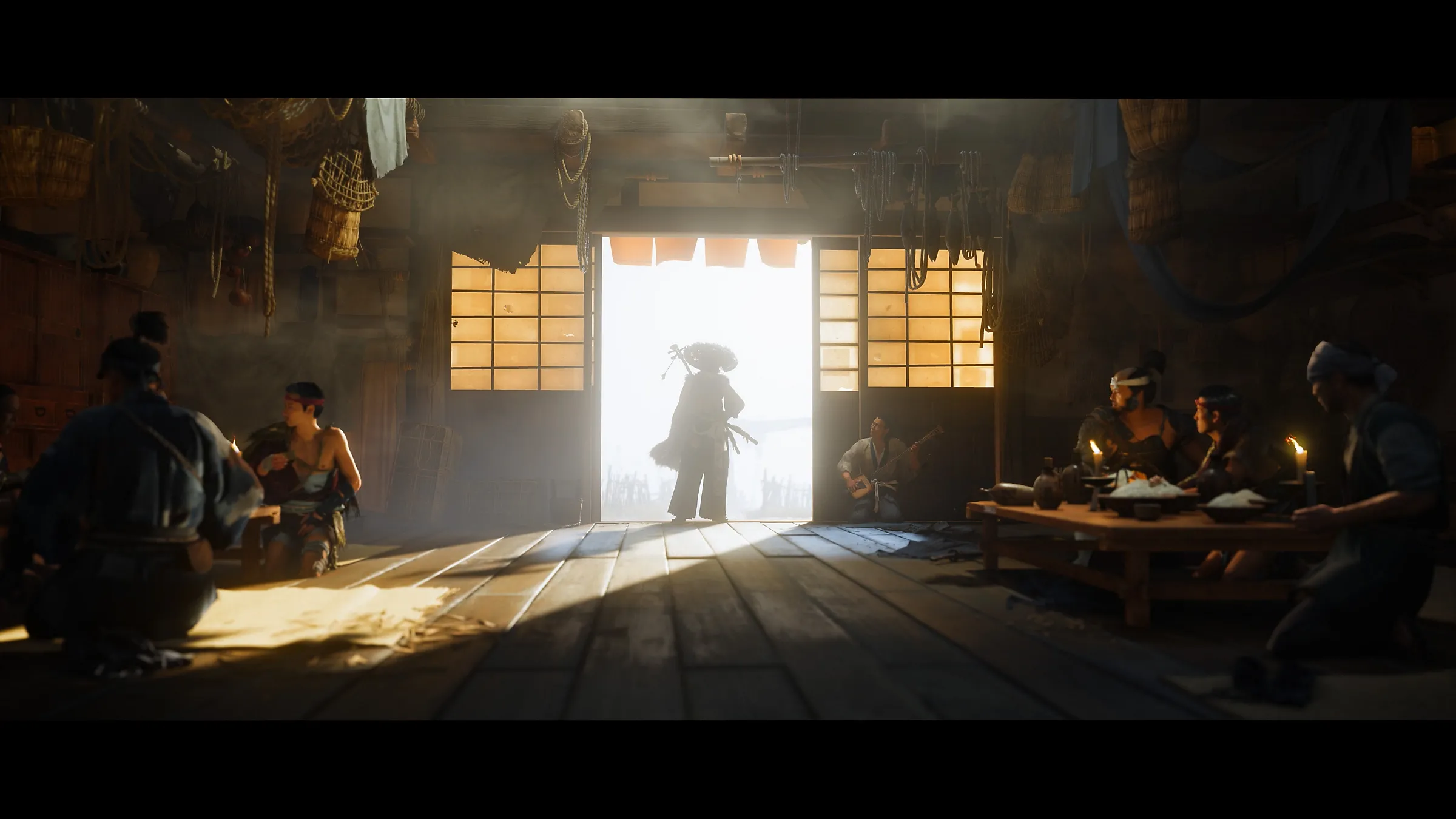Ảnh báo chí giới thiệu đồ họa và nhân vật trong game Ghost of Yotei