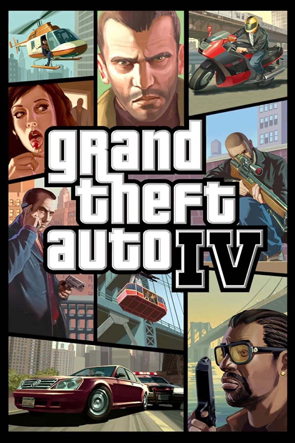 Ảnh bìa chính thức của tựa game Grand Theft Auto 4