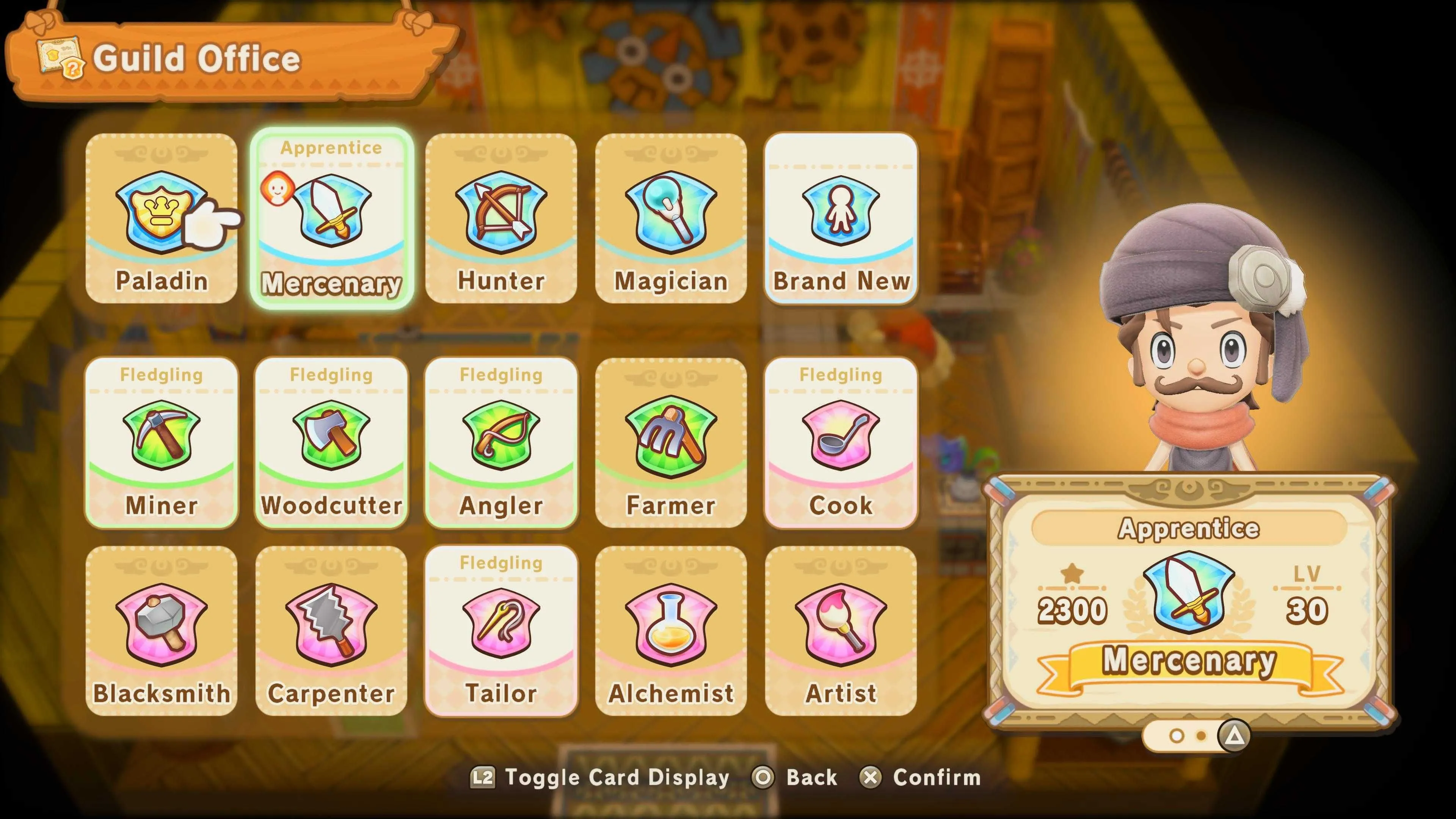 Bảng nhiệm vụ Job trong Fantasy Life I