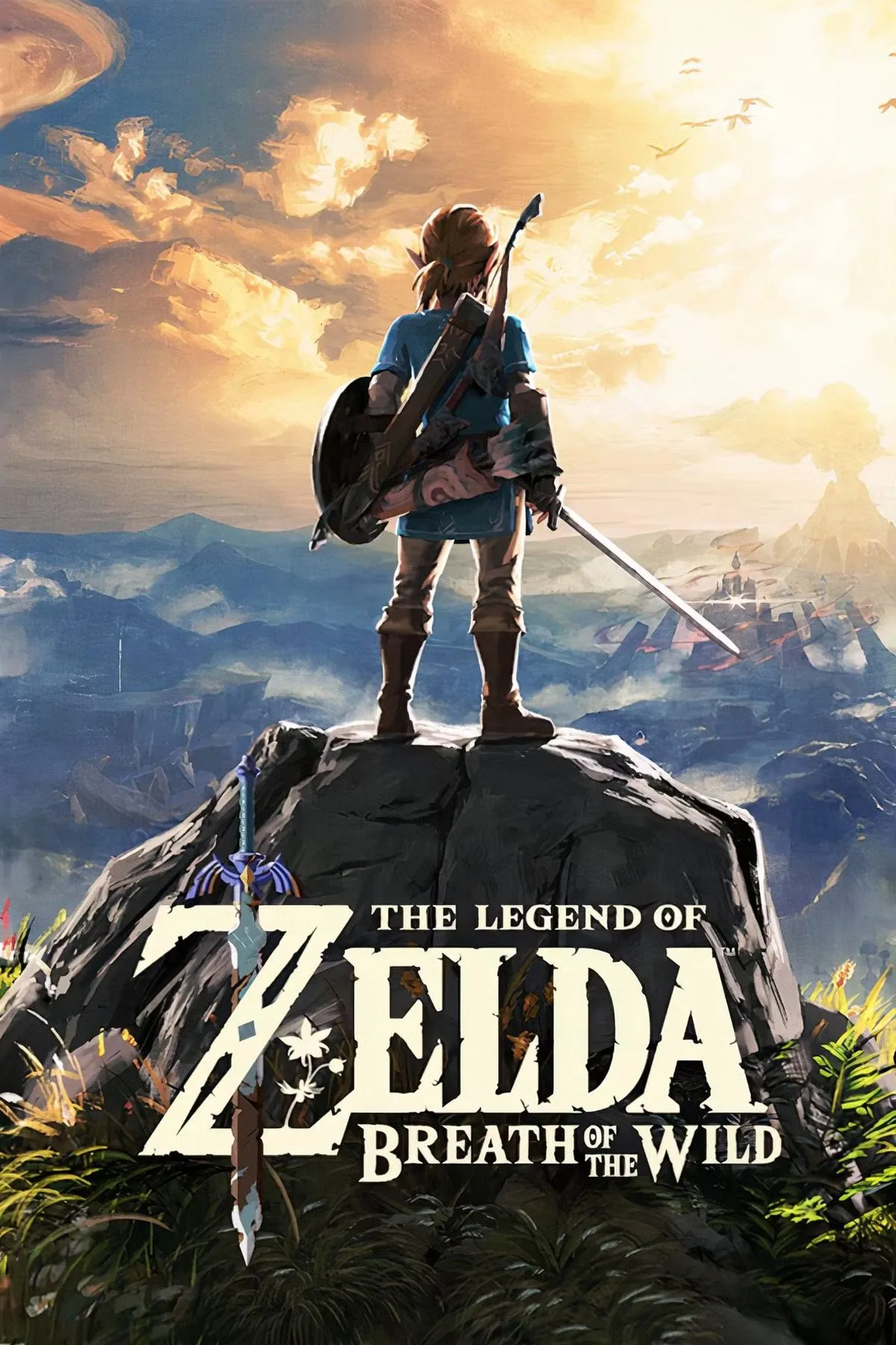 Bìa game The Legend Of Zelda: Breath Of The Wild, tựa game huyền thoại của Nintendo.