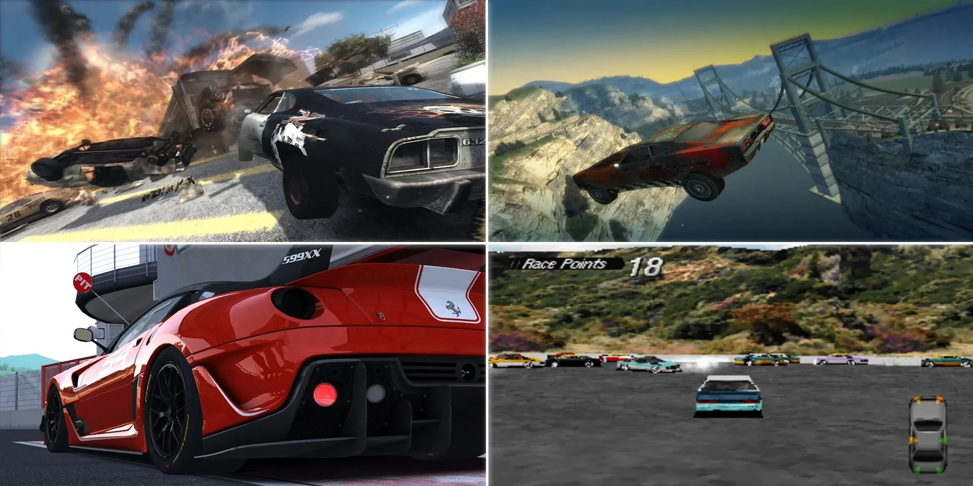 Các kiểu đua xe độc đáo trong game