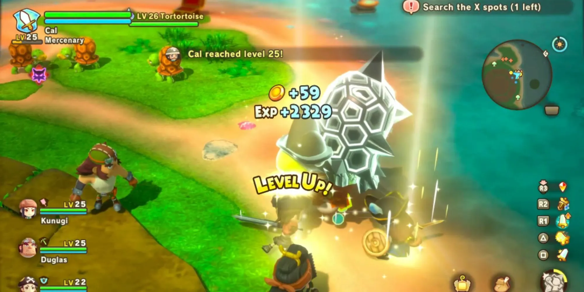 Chiến đấu boss trong Fantasy Life I