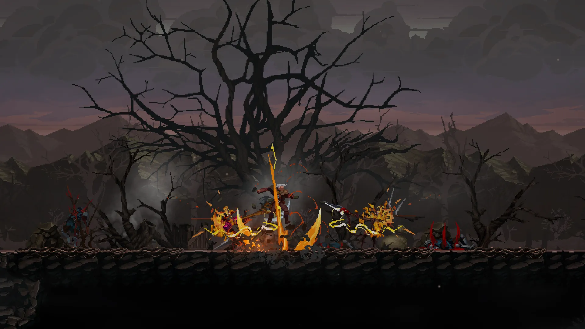 Đồ họa pixel art ấn tượng của Dragon Is Dead