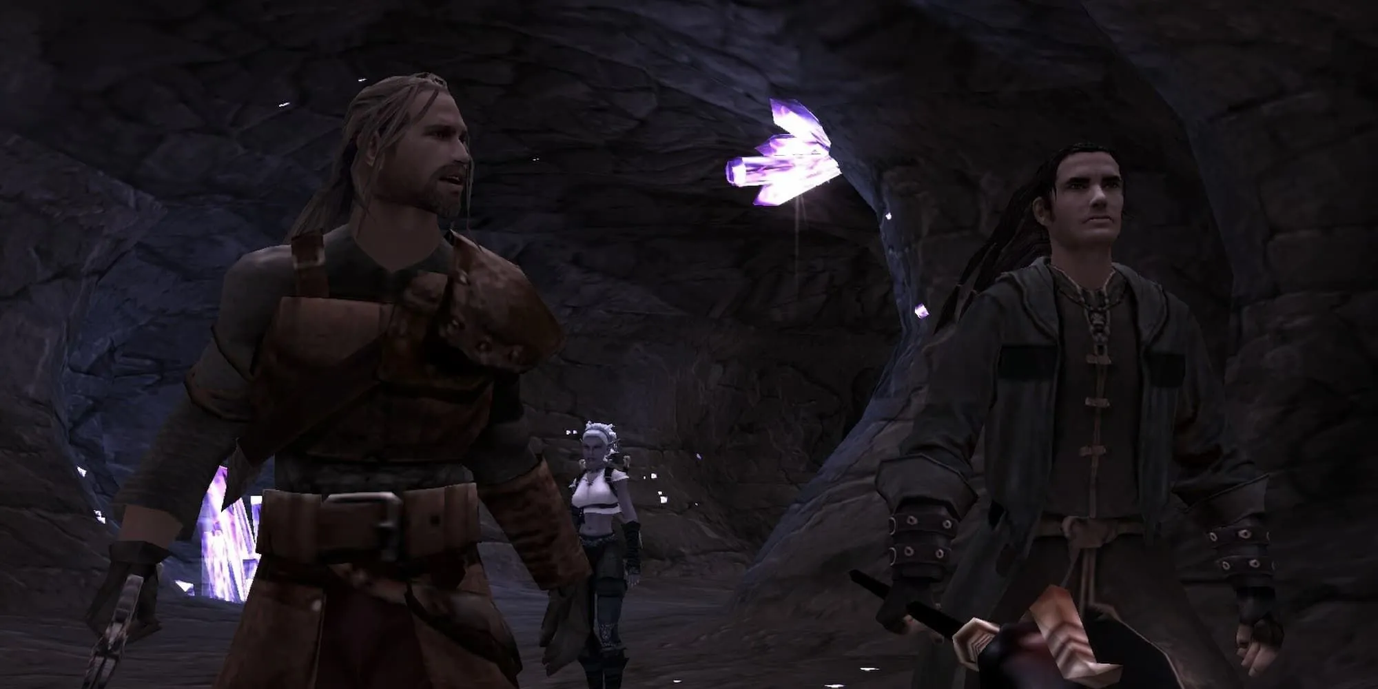 Đội hình ba anh hùng trong Forgotten Realms: Demon Stone sẵn sàng đối đầu với hiểm nguy, thể hiện lối chơi hành động kịch tính