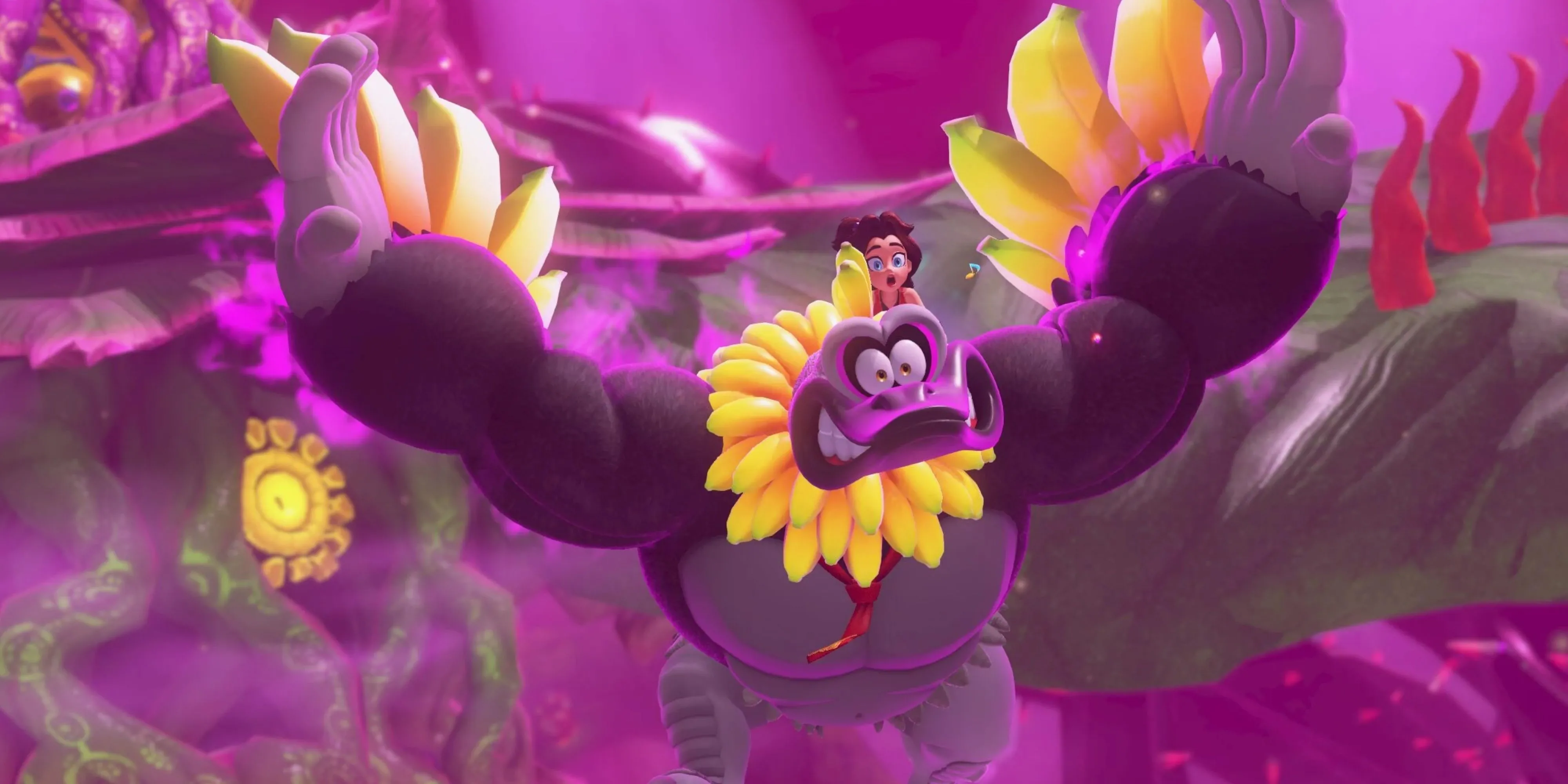 Donkey Kong hóa thân thành đà điểu trong Donkey Kong Bananza, minh họa gameplay đa dạng