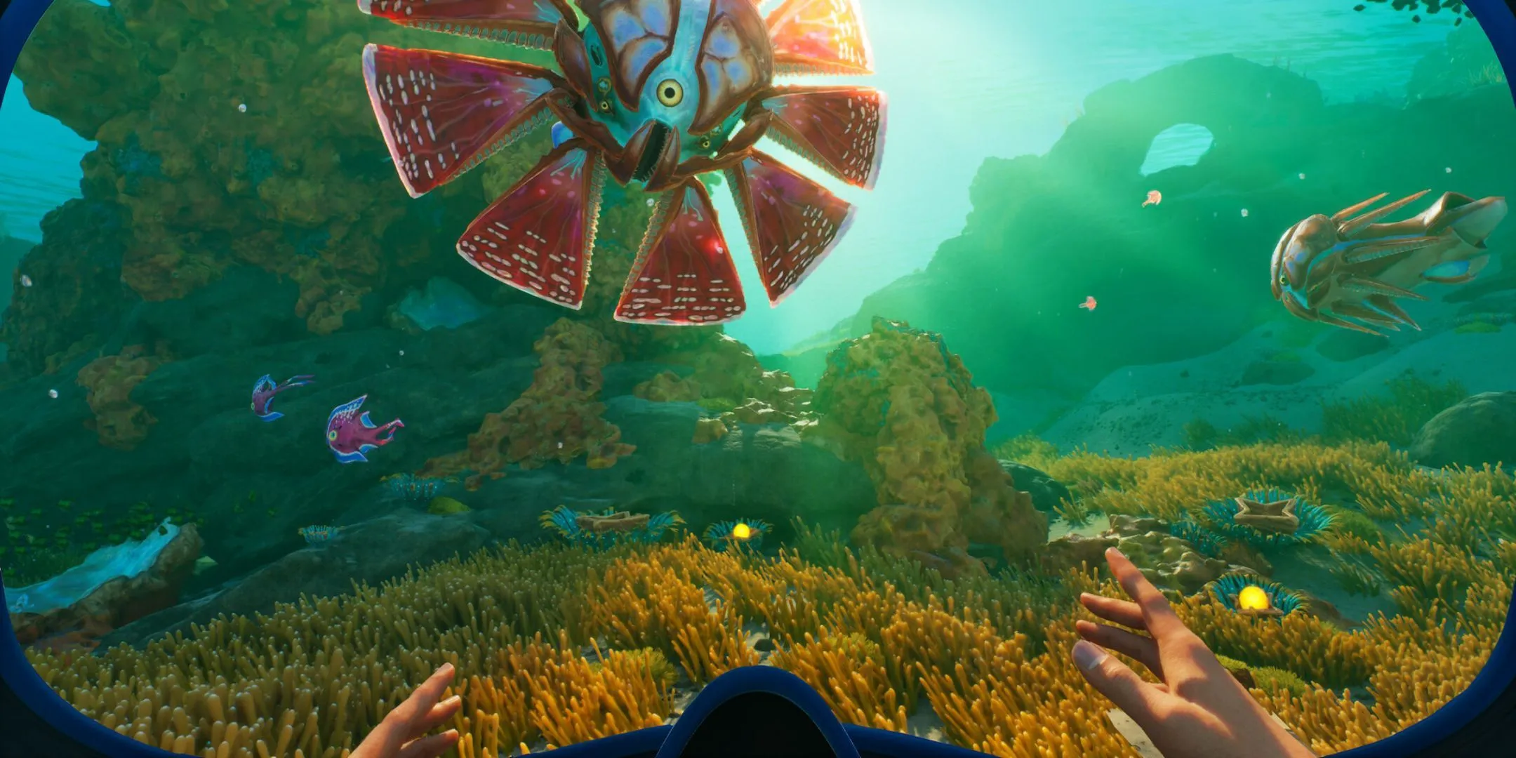 Game thủ khám phá thế giới dưới nước đầy màu sắc trong Subnautica 2