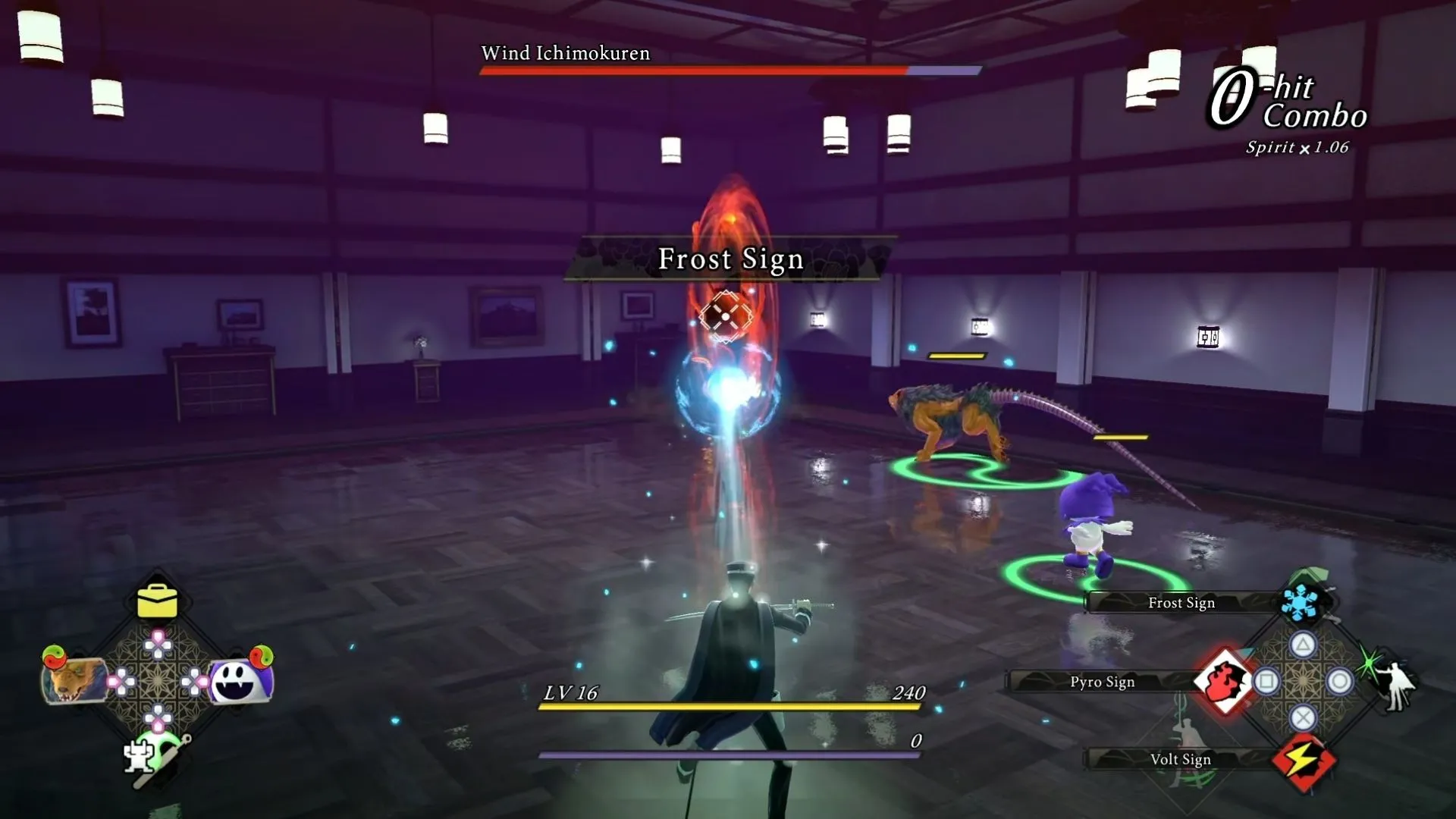 Giao diện hệ thống dung hợp ác quỷ trong RAIDOU Remastered