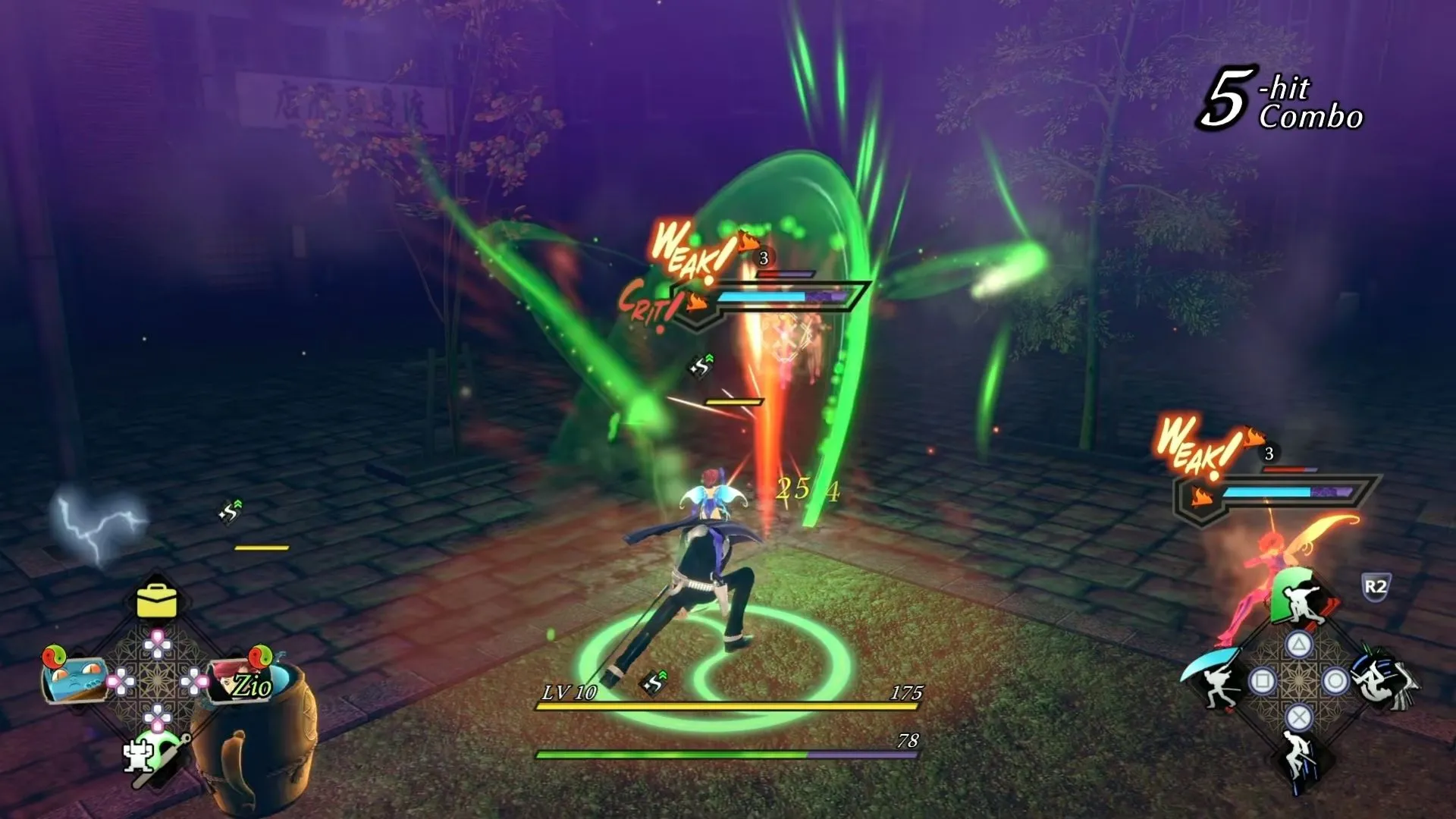 Hệ thống chiến đấu hành động của RAIDOU Remastered, Raidou chiến đấu cùng các ác quỷ triệu hồi