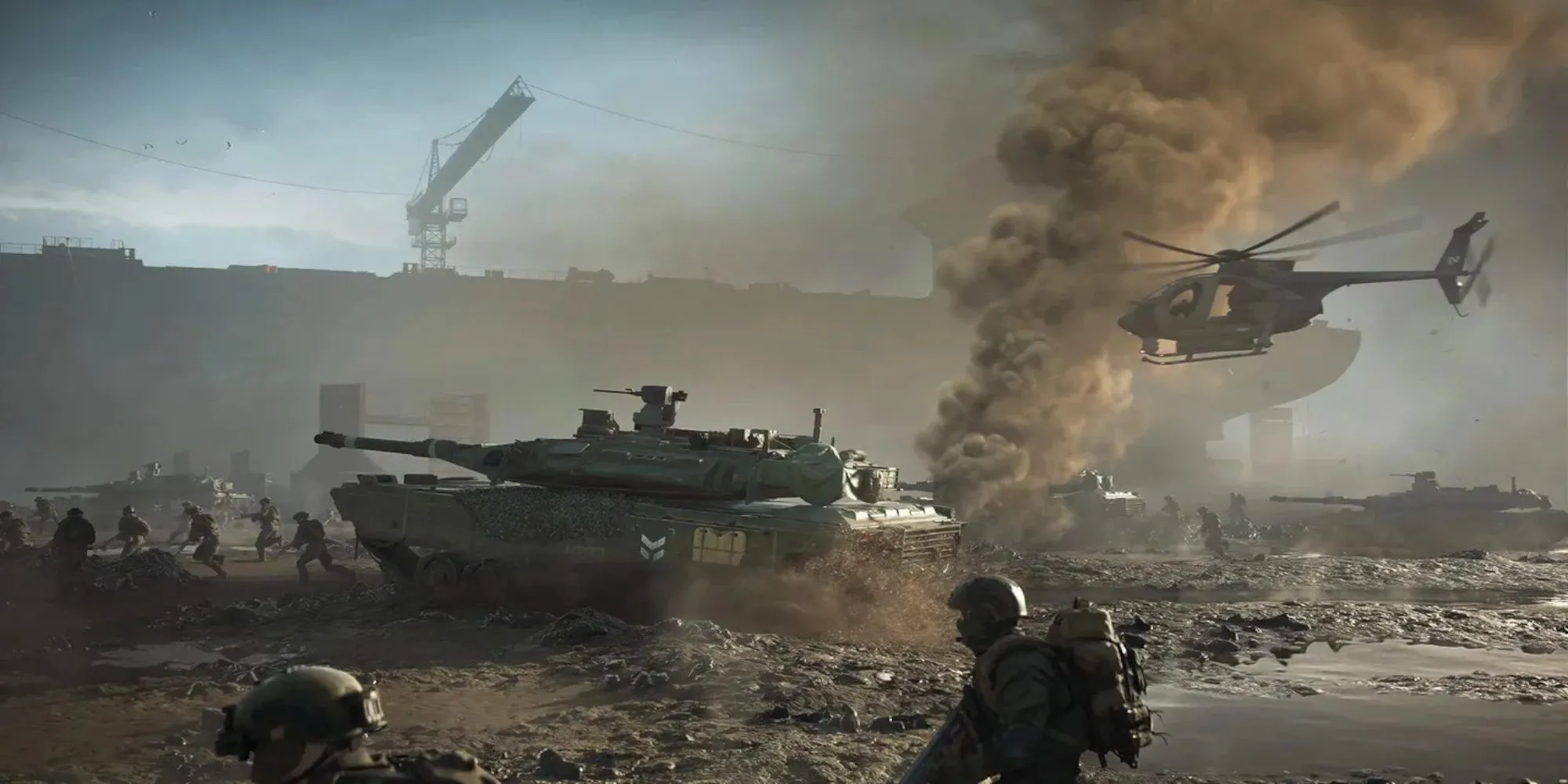 Hình ảnh minh họa từ series Battlefield, một tựa game bắn súng góc nhìn thứ nhất với quy mô lớn, liên quan đến thông tin về giá Battlefield 6