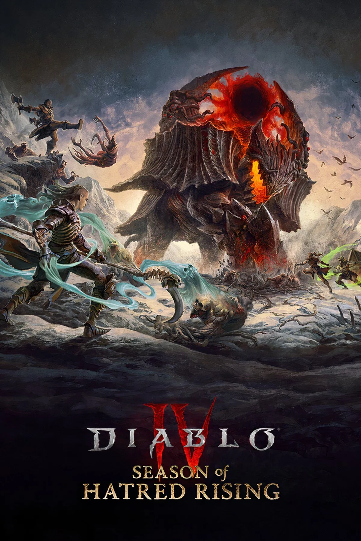 Hình ảnh tổng hợp biểu tượng của tựa game Diablo 4