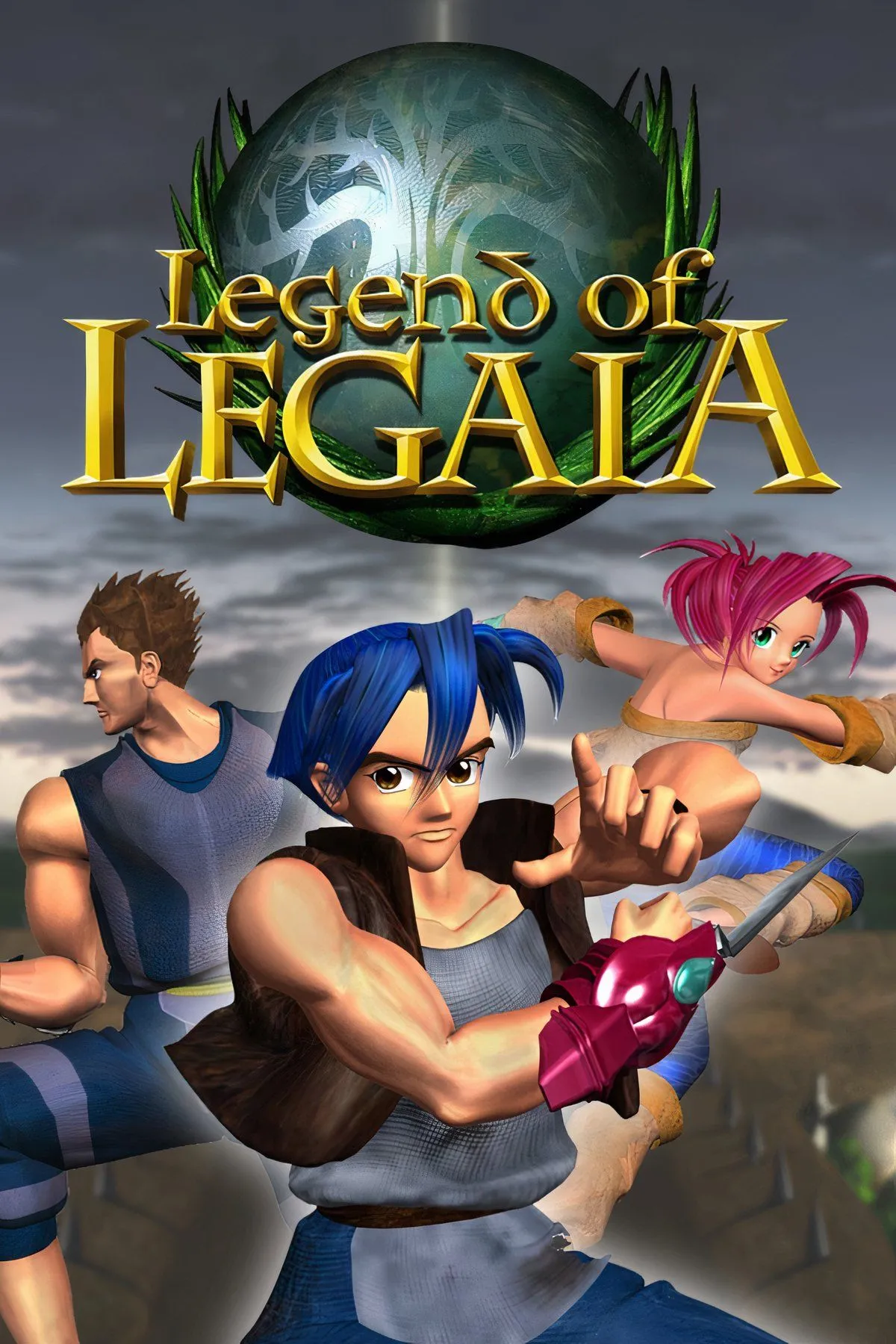 Hình ảnh tổng hợp các cảnh chiến đấu và nhân vật Vahn, Noa, Golga trong Legend of Legaia với hệ thống chiến đấu độc đáo.